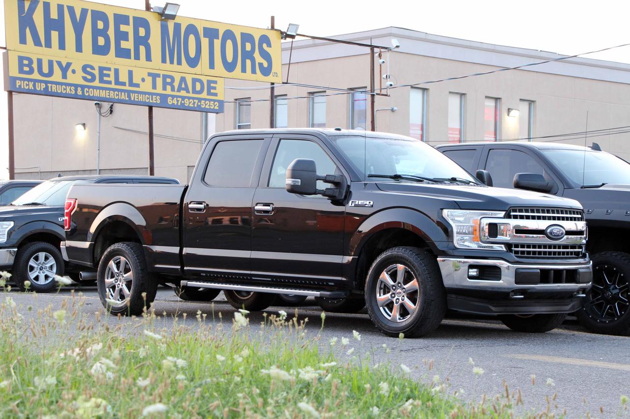 <p><strong>*Summer Sales Event On Now &ndash; $1,000 Off Every Vehicle Until August 31, 2026!</strong></p><p>2018 Ford F-150 XLT 4x4 5.0L Crew Cab Long Bed 6&rsquo;6&rdquo; with 210,048 highway kilometers. Good condition equipped with back-up camera and step-up tailgate. 6-Passenger Runs and drives smooth. Certified and backed by our 2 year power train warranty.&nbsp;</p><p>&nbsp;</p><p>Car Fax Link Below, copy and paste:</p><p>https://vhr.carfax.ca/?id=etiiTRD2DZrKTn+T8VkyCfVhbsJzh0o0</p><p>&nbsp;</p><p><span lang=EN-CA>All-In Price (CERTIFICATION & WARRANTY INCLUDED)</span></p><p><span lang=EN-CA>Was: $22,950 &nbsp;Now: $21,950+ Just Plus Tax and Licensing</span></p><p><span lang=EN-CA>No Hidden Charges or Extra Fees</span></p><p><span lang=EN-CA>Taxes and licensing not included in the price</span></p><p><span lang=EN-CA>For more HD images please visit khybermotors.com</span></p><p><span lang=EN-CA>2 Year Powertrain Warranty Covers:</span></p><p><span lang=EN-CA>1) Engine</span></p><p><span lang=EN-CA>2) Transmission</span></p><p><span lang=EN-CA>3) Head Gasket</span></p><p><span lang=EN-CA>4) Transaxle/Differential</span></p><p><span lang=EN-CA>5) Seals & Gaskets</span></p><p><span lang=EN-CA>Unlimited Kilometres, $1,000 Per Claim, $100 Deductible, $75 Activation fee.</span></p><p>&nbsp;</p><p><span lang=EN-CA>Khyber Motors LTD Family Owned & Operated SINCE 2005</span></p><p><span lang=EN-CA>90 Kennedy Road South</span></p><p><span lang=EN-CA>Brampton ON L6W3E7</span></p><p><span lang=EN-CA>(647)-927-5252</span></p><p><span lang=EN-CA>Member of OMVIC and UCDA</span></p><p><span lang=EN-CA>Buy with Confidence!</span></p><p><span lang=EN-CA>Buy with Full Disclosure!</span></p><p><span lang=EN-CA>Monday-Friday 9:00AM - 8:00PM</span></p><p><span lang=EN-CA>Saturday 10:00AM - 6:00PM</span></p><p><span lang=EN-CA>Sunday by appointment only please call (416)-828-2144&nbsp;</span></p><p><span lang=EN-CA>To see more of our vehicles please visit Khybermotors.com</span></p>