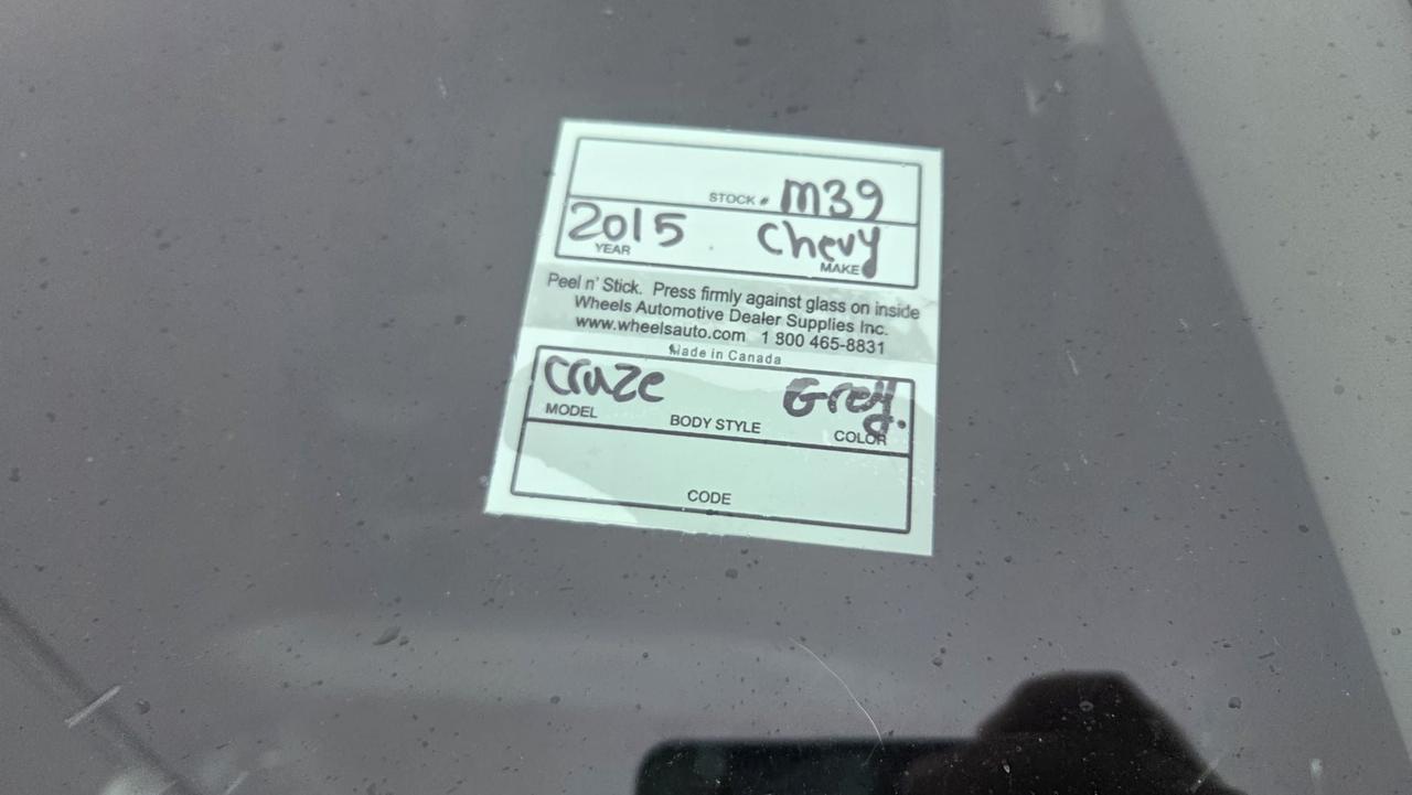 2015 Chevrolet Cruze 1LT, NO ACCIDENTS, WELL MAINTAINED, CERTIFIED Photo