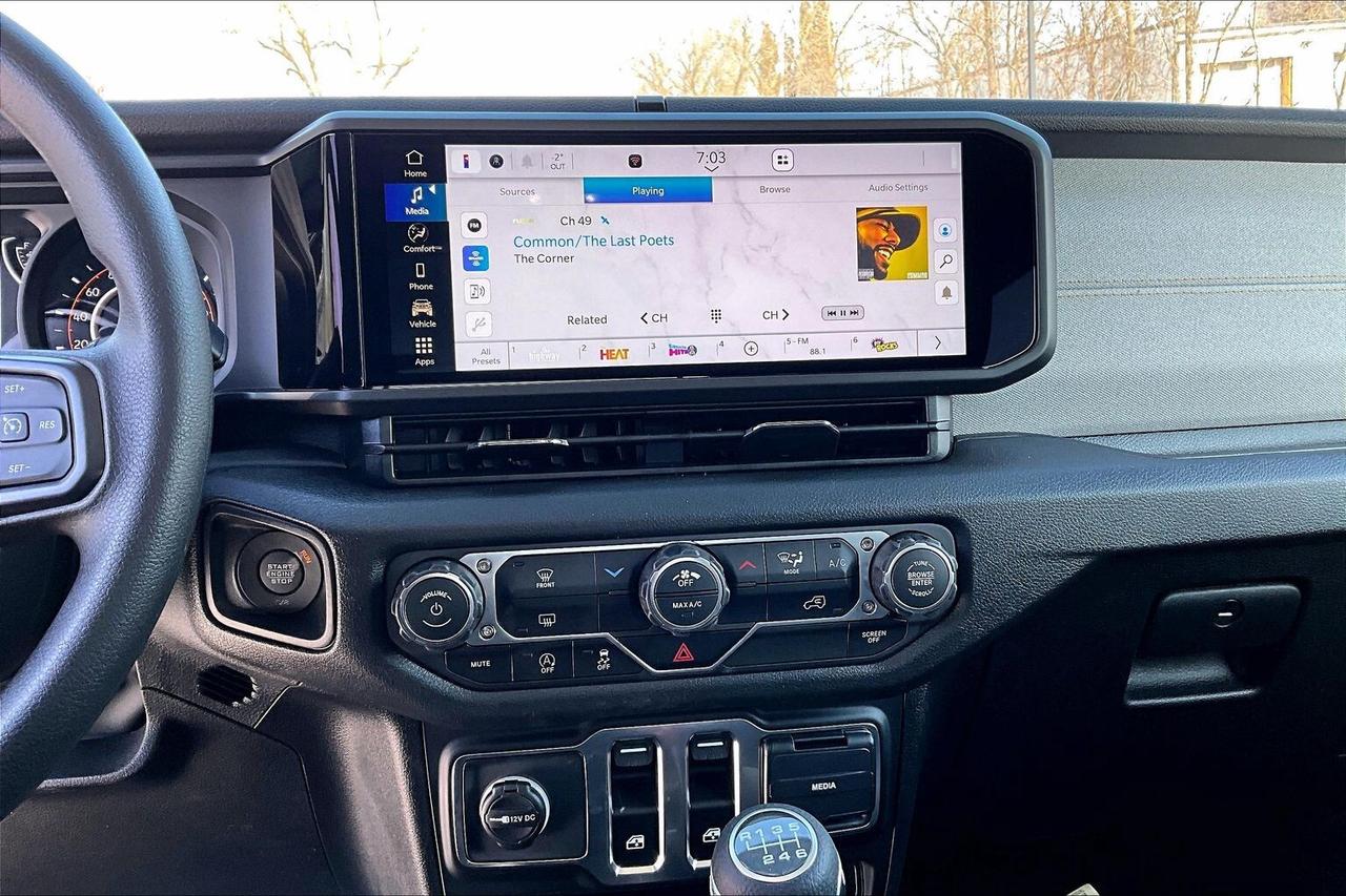 2026 Jeep Wrangler SPORT 2DR | 6-SPD | Hardtop | 12 " TOUCHSCREEN Photo