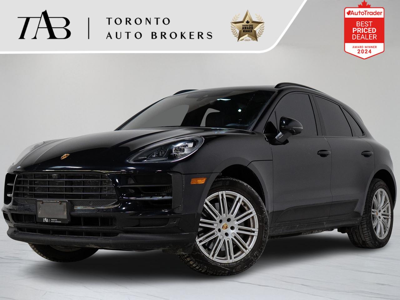This 2021 Porsche Macan S is a local Ontario vehicle, delivering the perfect balance of sporty performance, luxury comfort, and everyday versatility. Equipped with Porsches renowned engineering and the Premium Plus Package, the Macan S offers sharp handling, refined power, and a well-appointed interior in a compact luxury SUV.

Top Key Features:

Premium Plus Package: $8,110
Roof Rails in High Gloss Black: $460
Window Trim in High Gloss Black: $270
Under Door Puddle Light Projectors: $370
Fuel Cap with Aluminum Look Finish: $190
Power Steering Plus: $310
All-Season Tires for 18-Inch Alloy Wheels: $220
Wheel Center Caps with Colored Porsche Crest: $230
Heated Windshield: $520
Smoking Package: $780
Storage compartment including inductive charging station: $780


NOW OFFERING 3 MONTH DEFERRED FINANCING PAYMENTS ON APPROVED CREDIT.

 WE OFFER THE BEST FINANCE RATES, AND DONT CHARGE ANY FINANCING FEE

 Looking for a top-rated pre-owned luxury car dealership in the GTA? Look no further than Toronto Auto Brokers (TAB)! Were proud to have won multiple awards, including the 2024 AutoTrader Best Priced Dealer, the 2024 CarGurus Award, the 2025 Top Choice Award, the 2025 Consumer Satisfaction Award, the 2025 Canadian Choice Award, the 2025 Three Best Rated Dealer Award, and many more!

With 30 years of experience serving the Greater Toronto Area, TAB is a respected and trusted name in the pre-owned luxury car industry. Our 30,000 sq.Ft indoor showroom is home to a wide range of luxury vehicles from top brands like BMW, Mercedes-Benz, Audi, Porsche, Land Rover, Jaguar, Aston Martin, Bentley, Maserati, and more. And we dont just serve the GTA, were proud to offer our services to all cities in Canada, including Vancouver, Montreal, Calgary, Edmonton, Winnipeg, Saskatchewan, Halifax, and more.

At TAB, were committed to providing a no-pressure environment and honest work ethics. As a family-owned and operated business, we treat every customer like family and ensure that every interaction is a positive one. Come experience the TAB Lifestyle at its truest form, luxury car buying has never been more enjoyable and exciting!

We offer a variety of services to make your purchase experience as easy and stress-free as possible. From competitive and simple financing and leasing options to extended warranties, aftermarket services, and full history reports on every vehicle, we have everything you need to make an informed decision. We welcome every trade, even if youre just looking to sell your car without buying, and when it comes to financing or leasing, we offer same day approvals, with access to over 50 lenders, including all of the banks in Canada. Feel free to check out your own Equifax credit score without affecting your credit score, simply click on the Equifax tab above and see if you qualify.

Call us today or visit our website to learn more about our inventory and services. And remember, all prices exclude applicable taxes and licensing, and vehicles can be certified at an additional cost of $999.