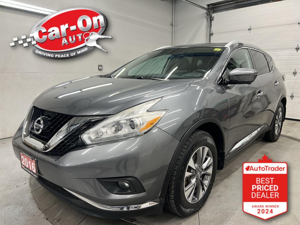 2016 Nissan Murano SL AWD | HTD LEATHER | PANO ROOF | 360 CAM | A/C Photo0
