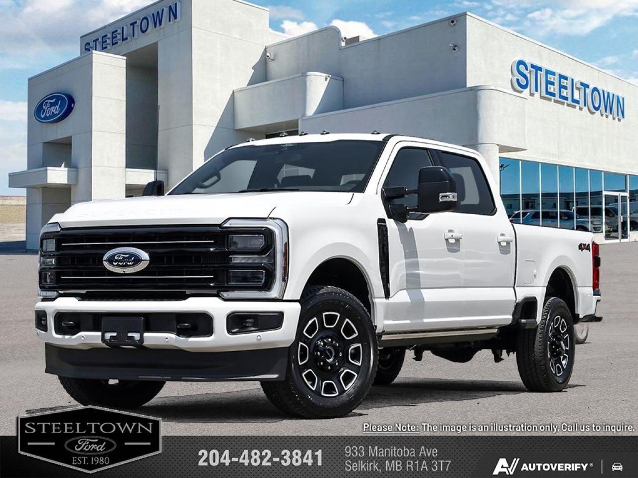 <b>Power Running Boards,  B&O Sound System,  Adaptive Cruise Control,  HUD,  Lane Keep Assist!</b><br> <br> <br> <br>We value your TIME, we wont waste it or your gas is on us!   We offer extended test drives and if you cant make it out to us we will come straight to you!<br> <br>This Ford Super Duty is the toughest, most capable pickup truck that Ford has ever built, and thats saying a lot. <br> <br>The most capable truck for work or play, this heavy-duty Ford F-250 never stops moving forward and gives you the power you need, the features you want, and the style you crave! With high-strength, military-grade aluminum construction, this F-250 Super Duty cuts the weight without sacrificing toughness. The interior design is first class, with simple to read text, easy to push buttons and plenty of outward visibility. This truck is strong, extremely comfortable and ready for anything.<br> <br>This Star White Metallic sought after diesel Crew Cab 4X4 pickup has an Automatic transmission and is powered by a 475HP 6.7L 8 Cylinder Engine. <br> <br> Our F-250 Super Dutys trim level is Platinum. This F-250 Platinum is embellished with chrome exterior accents and unique exterior styling, with power running boards, adaptive cruise control, a drivers heads-up display and retractable rear steps, along with Platinum-themed leather-trimmed heated and ventilated front seats with power adjustment, memory function and lumbar support, a heated leather-wrapped steering wheel, voice-activated dual-zone automatic climate control, power-adjustable pedals, a sonorous 8-speaker Bang & Olufsen audio system, and two 120-volt AC power outlets. This truck is also ready to get busy, with equipment such as class V towing equipment with a hitch, trailer wiring harness, a brake controller and trailer sway control, beefy suspension with heavy duty shock absorbers, power extendable trailer style mirrors, up-fitter switches, and LED headlights with front fog lamps and automatic high beams. Connectivity is handled by a 12-inch infotainment screen powered by SYNC 4, bundled with Apple CarPlay, Android Auto, inbuilt navigation, and SiriusXM satellite radio. Safety features also include lane keeping assist with lane departure warning, Ford Co-Pilot360 with a surround camera and pre-collision assist with automatic emergency braking and cross-traffic alert, blind spot detection, rear parking sensors, forward collision mitigation, and a cargo bed camera. This vehicle has been upgraded with the following features: Power Running Boards, B&O Sound System, Adaptive Cruise Control, HUD, Lane Keep Assist, Navigation, Leather Seats.<br><br> View the original window sticker for this vehicle with this url <b><a href=http://www.windowsticker.forddirect.com/windowsticker.pdf?vin=1FT7W2BT9TED80043 target=_blank>http://www.windowsticker.forddirect.com/windowsticker.pdf?vin=1FT7W2BT9TED80043</a></b>.<br> <br>To apply right now for financing use this link: <a href=http://www.steeltownford.com/?https://CreditOnline.dealertrack.ca/Web/Default.aspx?Token=bf62ebad-31a4-49e3-93be-9b163c26b54c&La target=_blank>http://www.steeltownford.com/?https://CreditOnline.dealertrack.ca/Web/Default.aspx?Token=bf62ebad-31a4-49e3-93be-9b163c26b54c&La</a><br><br> <br/> Total  rebate of $2000 is reflected in the price.   Incentives expire 2026-03-02.  See dealer for details. <br> <br>Family owned and operated in Selkirk for 35 Years.  <br>Steeltown Ford is located just 20 minutes North of the Perimeter Hwy, with an onsite banking center that offers free consultations. <br>Ask about our special dealer rates available through all major banks and credit unions.<br>Dealer retains all rebates, plus taxes, govt fees and Steeltown Protect Plus.<br>Steeltown Ford Protect Plus includes:<br>- Life Time Tire Warranty <br>Dealer Permit # 1039<br><br><br> Come by and check out our fleet of 90+ used cars and trucks and 140+ new cars and trucks for sale in Selkirk.  o~o