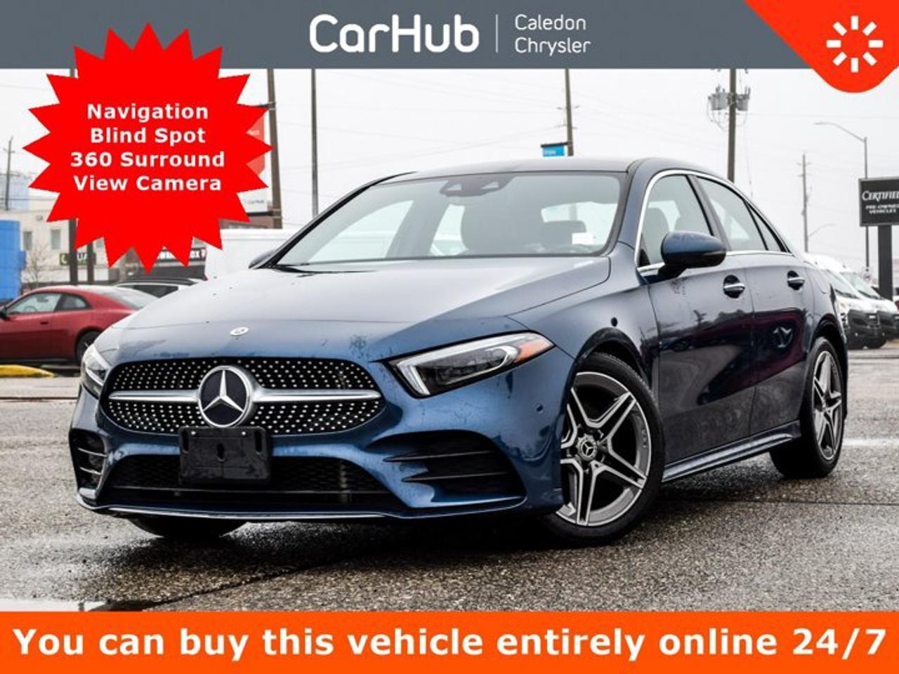 Great PriceCertified Pre-Owned,<p>This Mercedes-Benz A-Class 220 4Matic has a powerful Intercooled Turbo Premium Unleaded I-4 2.0 L/121 engine powering this Automatic transmission. Heated Front Seats, Window Grid Antenna, </p>This vehicle is in excellent condition and has passed a multi point inspection. Vehicle detailed.  <p>These Packages Will Make Your Mercedes-Benz A-Class A 220 4Matic Pano Sunroof Blind Spot Heated Front Seats the Envy of Onlookers</p><p>Navigation</p><p>Power Sunroof</p><p>Heated Front Seats</p><p>360 Backup Camera</p><p>High Definition (HD) Radio</p><p>Bluetooth Wireless Phone Connectivity</p><p>HERMES LTE Mobile Hotspot Internet Access</p><p>Memory Settings -inc: Driver Seat and Door Mirrors</p><p>Active Brake Assist with Autonomous Emergency Braking</p><p>Voice Activated Dual Zone Front Automatic Air Conditioning, 10-Way Passenger Seat -inc: Manual Recline, Height Adjustment, Fore/Aft Movement, Cushion Extension and Cushion Tilt, Wheels w/Silver Accents, Voice Activated Dual Zone Front Automatic Air Conditioning, Trunk Rear Cargo Access, Trip Computer, Transmission: 7G-DCT, Transmission w/Driver Selectable Mode, Tracker System, Streaming Audio, Steering Wheel Shift Paddles, Smart Device Remote Engine Start, Side Impact Beams, Run-Flat Tires, Remote Releases -Inc: Power Cargo Access, Remote Keyless Entry w/Integrated Key Transmitter, 2 Door Curb/Courtesy, Illuminated Entry, Illuminated Ignition Switch and Panic Button.</p><p> </p><p>Drive Happy with CarHub<br />*** All-inclusive, upfront prices -- no haggling, negotiations, pressure, or games</p><p>*** Purchase or lease a vehicle and receive a $1000 CarHub Rewards card for service</p><p>*** Purchase this vehicle fully online on CarHub websites</p><p> </p><p>Transparency Statement<br />USED VEHICLES: Online prices and payments are for finance purchases -- please note there is a $850 safety certification fee. if not Certified, then as per OMVIC Regulations the vehicle is deemed to be not drivable and Not Certified. Cash purchases for used vehicles have a $2,350 surcharge which includes the safety certification (the finance price + $2,350). NEW VEHICLES: New financed vehicles are subject to an $ 850 Processing Fee. New cars priced at over $100,000 including add-ons or accessories are subject to the additional federal luxury tax. While every effort is taken to avoid errors, technical or human error can occur, so please confirm vehicle features, options, materials, and other specs with your CarHub representative. This can easily be done by calling us or by visiting us at the dealership. CarHub used vehicles come standard with 1 key. If we receive more than one key from the previous owner, we include them with the vehicle. Additional keys may be purchased at the time of sale. Ask your Product Advisor for more details. Payments are only estimates derived from a standard term/rate on approved credit. Terms, rates and payments may vary. Prices, rates and payments are subject to change without notice. Please see our website for more details.</p>