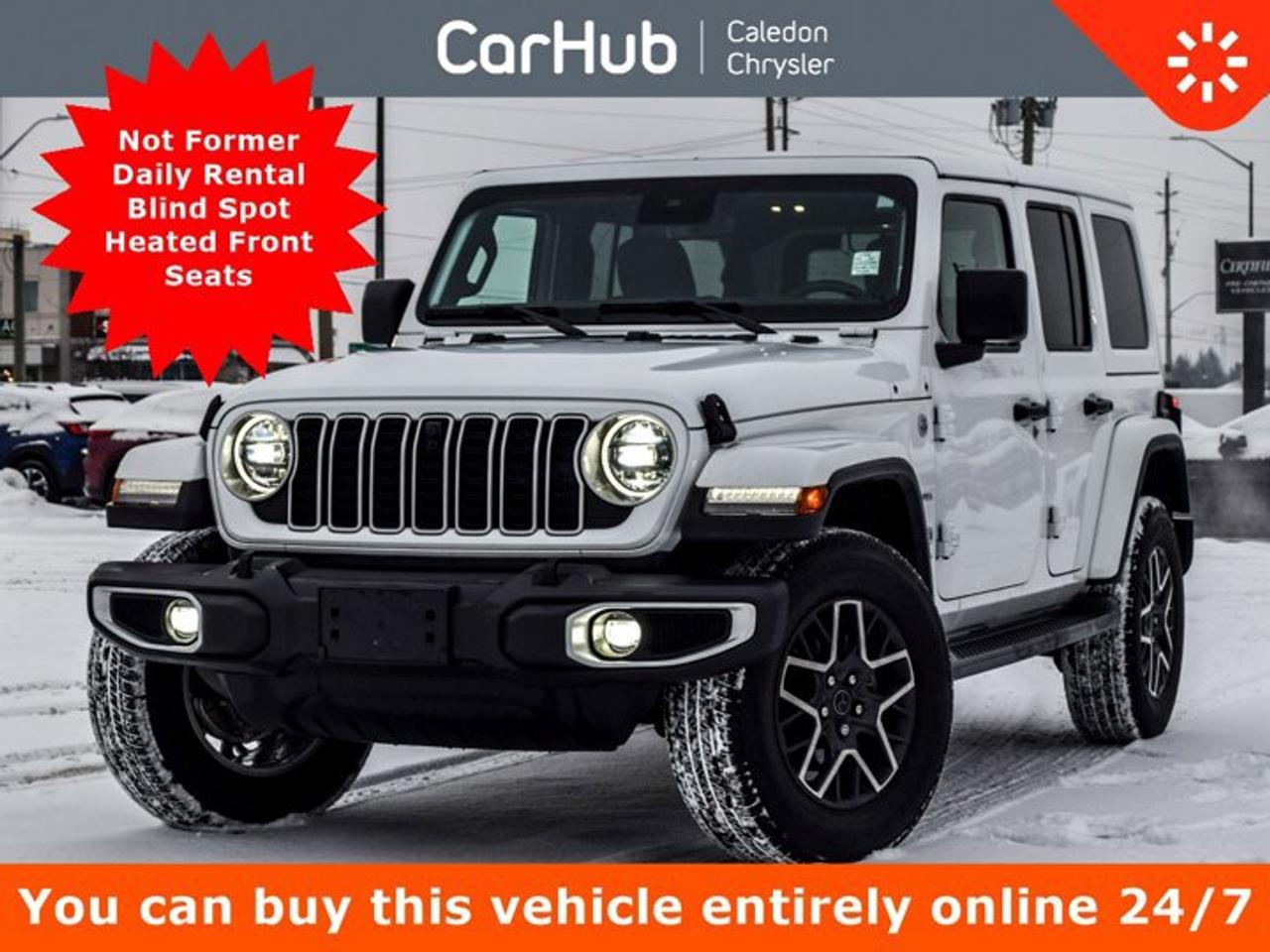 2024 Jeep Wrangler Sahara 4 Door 4x4 Dual Top Leather Navi Remote Start Alloy Rims Photo0