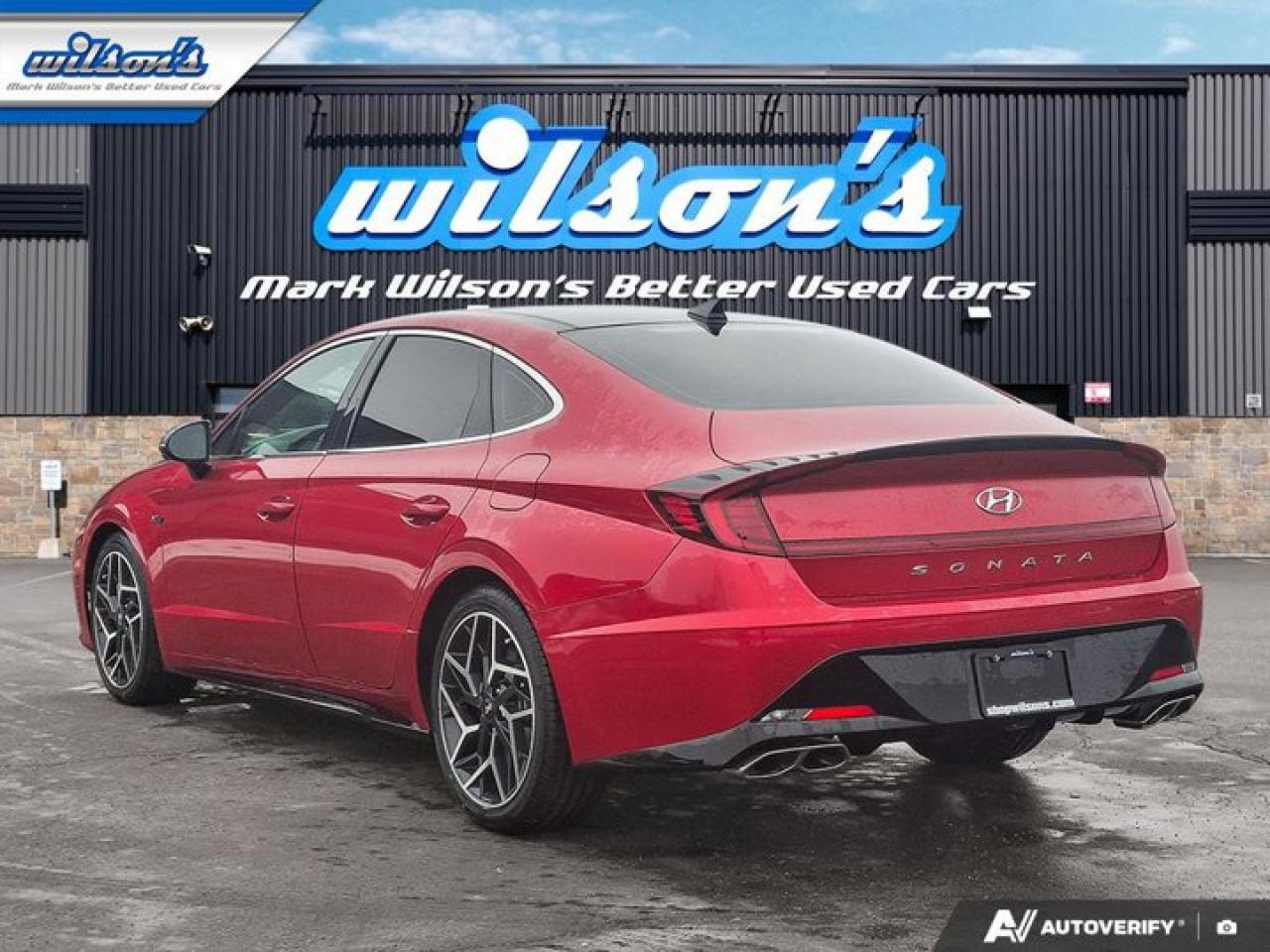 2022 Hyundai Sonata N Line | Leather/Suede | Pano Roof | Heated Seats | Heated Steering | Remote Start & More ! Photo2