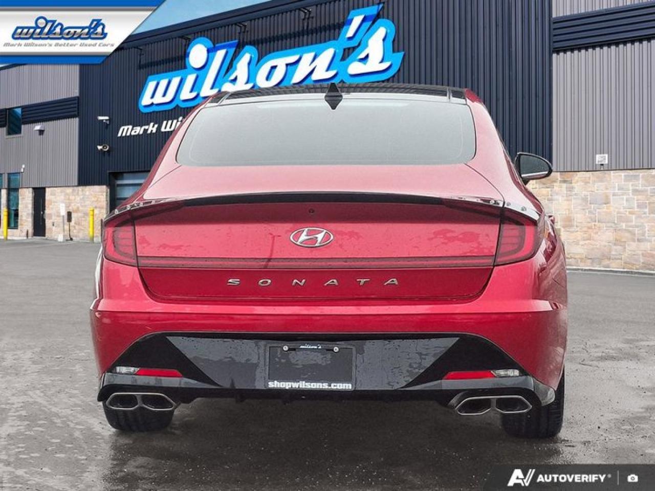 2022 Hyundai Sonata N Line | Leather/Suede | Pano Roof | Heated Seats | Heated Steering | Remote Start & More ! Photo3