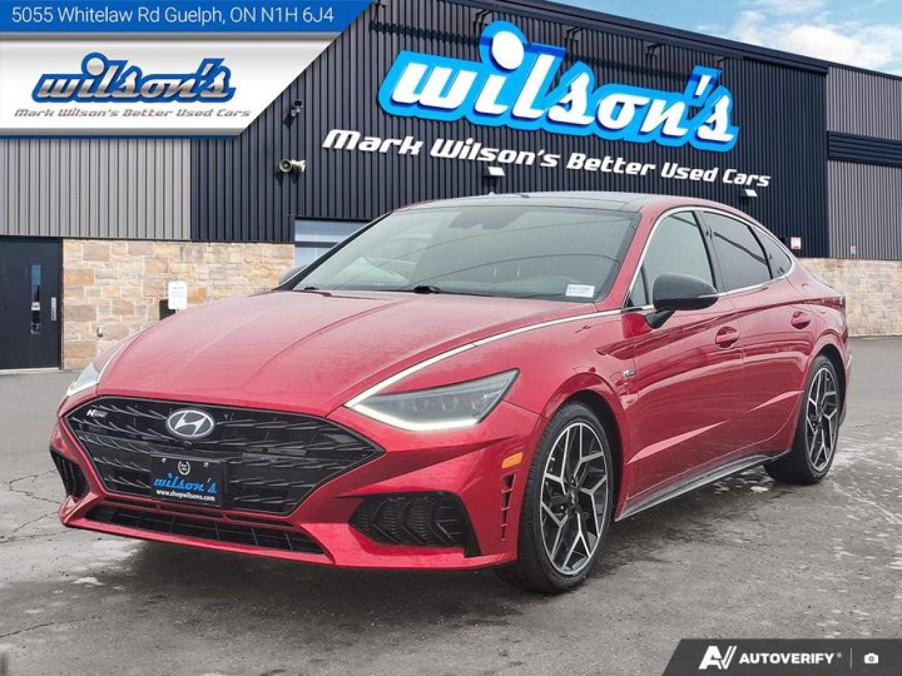 2022 Hyundai Sonata N Line | Leather/Suede | Pano Roof | Heated Seats | Heated Steering | Remote Start & More ! Photo0