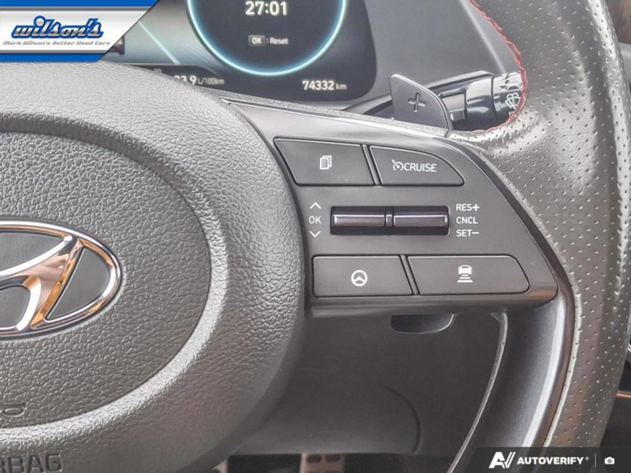 2022 Hyundai Sonata N Line | Leather/Suede | Pano Roof | Heated Seats | Heated Steering | Remote Start & More ! Photo