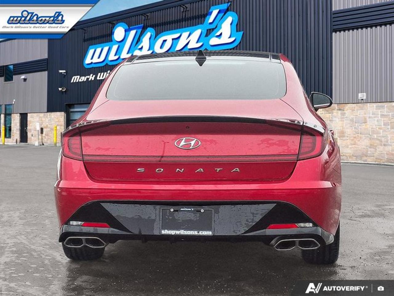 2022 Hyundai Sonata N Line | Leather/Suede | Pano Roof | Heated Seats | Heated Steering | Remote Start & More ! Photo