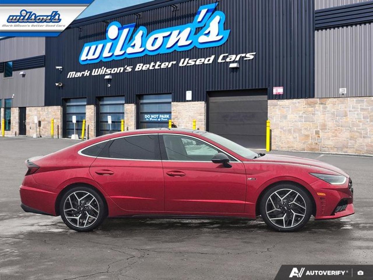 2022 Hyundai Sonata N Line | Leather/Suede | Pano Roof | Heated Seats | Heated Steering | Remote Start & More ! Photo