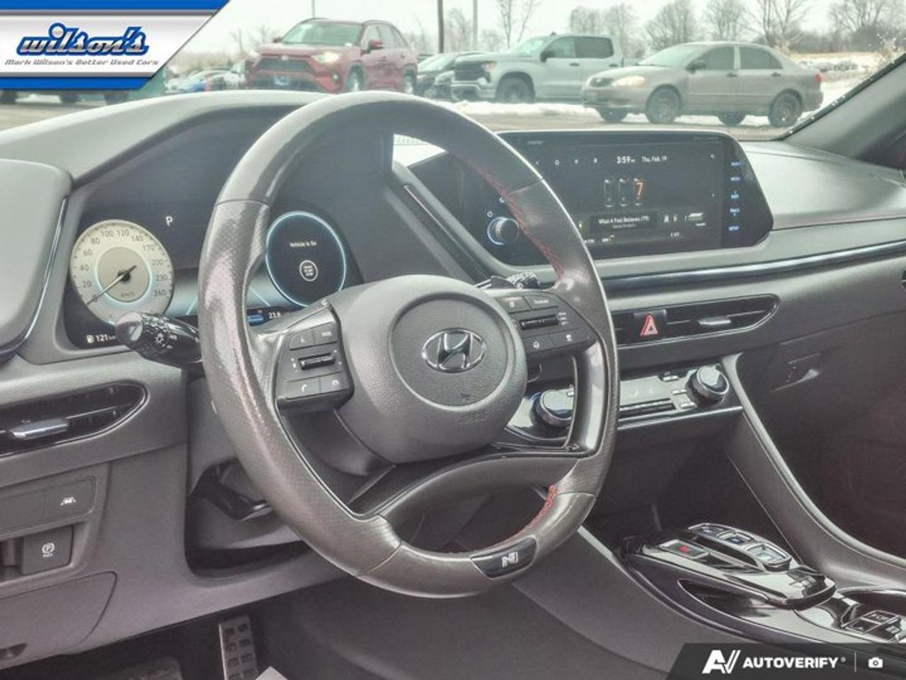 2022 Hyundai Sonata N Line | Leather/Suede | Pano Roof | Heated Seats | Heated Steering | Remote Start & More ! Photo