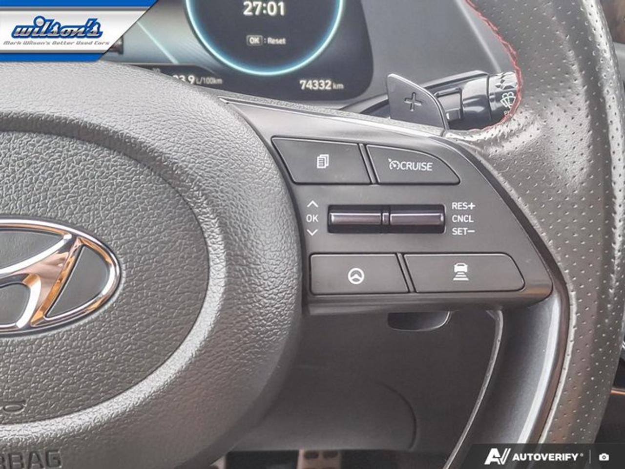 2022 Hyundai Sonata N Line | Leather/Suede | Pano Roof | Heated Seats | Heated Steering | Remote Start & More ! Photo