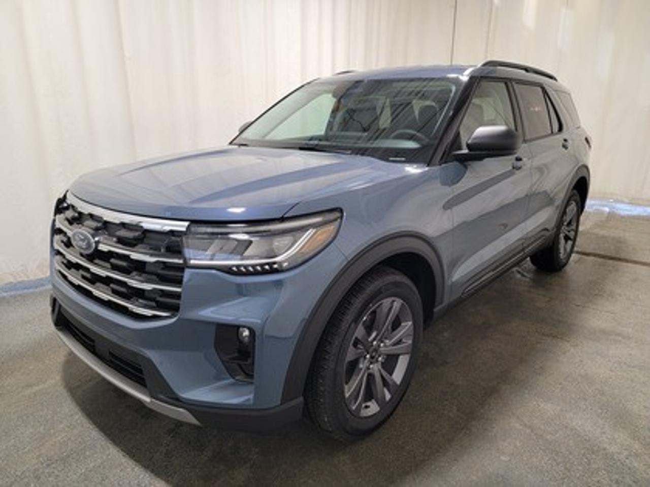 This all-new 2026 Ford Explorer Active 200A shines brilliantly in Vapor Blue. This 6-Seat 4WD comes equipped with the 2.3L EcoBoost® I-4 engine, it produces an impressive 300 horsepower and 310 lb-ft of torque. Paired with a 10-speed automatic transmission, this SUV is rated to deliver a combined fuel economy of approximately 10.4L/100km (27 miles per gallon).

Key Features:
Terrain Management System
Ford Co-Pilot360 Assist+ 
Adaptive Cruise Control
Lane Centering Assist
SYNC® 4 W/13.2 LCD Touchscreen 
Wireless Apple CarPlay® and Android Auto
FordPass Connect 
Front Row Heated Seats 
10-Way Power Drivers Seat
Remote Start System
Class III Trailer Tow Package 
Ford Connectivity Package
Engine Block Heater
Active Comfort Package

This vehicle comes with the All-Weather Packageready to take on any season!
Snow, rain, mud, or sunshinethis vehicle is built for it all! The All-Weather Package adds extra protection where it matters most, with premium mud flaps to shield your paint from road debris, all-weather floor mats to protect your interior from lifes messes, and Xpel paint protection to help guard against those infuriating rock chips. Drive with confidence, knowing your investment is protected from Regina's elements.
 
Bennett Dunlop Ford, proudly serving Regina for over 40 years, is conveniently located at 770 Broad Street. With over 3,500 Google reviews, our reputation reflects our commitment to providing a fast, easy, and enjoyable vehicle-buying experience. We eliminate the hassle with no admin or documentation fees, transparent upfront pricing lets you shop with total confidence. But were more than just a dealershipwere driven to make a difference by supporting local community initiatives and events that matter to you. Visit Bennett Dunlop Ford today and experience why were Reginas trusted choice for quality vehicles, exceptional service, and a genuine commitment to driving change in our community!