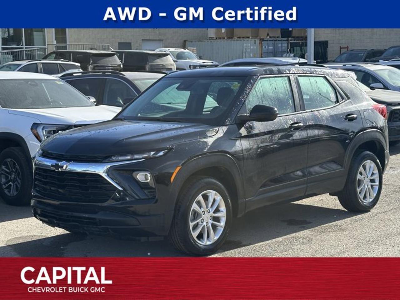 Recent Arrival!Ask for the Internet Department for more information or book your test drive today! Call 403-256-4960 for fast answers at your fingertips! Disclaimer: All prices are plus taxes. See dealer for details. AMVIC Licensed Dealer # B2020028.2025 TrailBlazer 9-Speed Automatic AWD TrailBlazer LS, AWD, 1 Type-A and 1 Type-C USB Ports, 3.17 Final Drive Axle Ratio, 6-Speaker Audio System Feature with Amplifier, Cloth Seat Trim, Front Bucket Seats, Preferred Equipment Group 1LS, Radio: AM/FM Stereo Audio System, SiriusXM Trial Subscription, Wheels: 17 Silver-Painted Aluminum, Wireless Apple CarPlay/Android Auto.