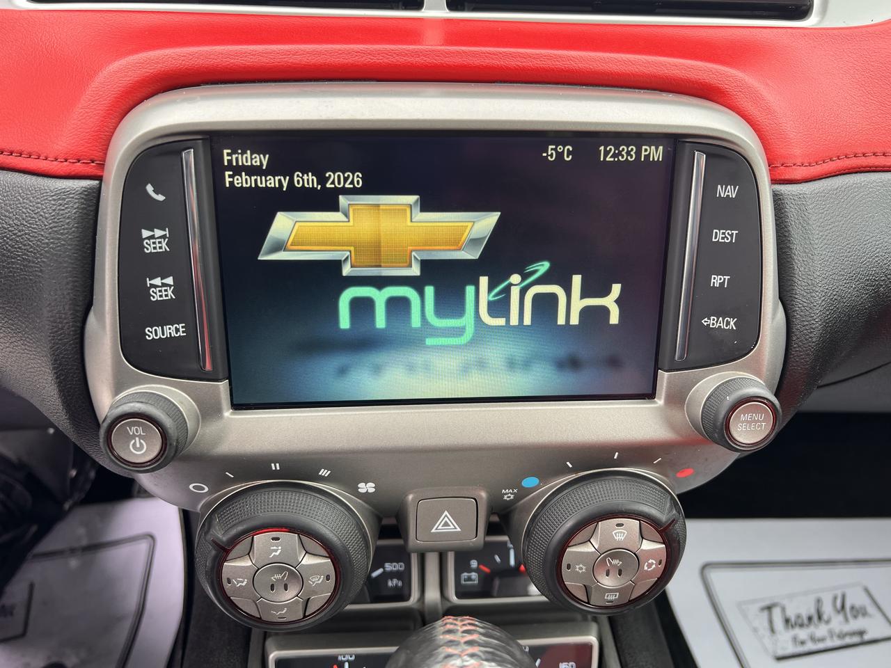 2015 Chevrolet Camaro 2dr Cpe LT w/2LT Photo