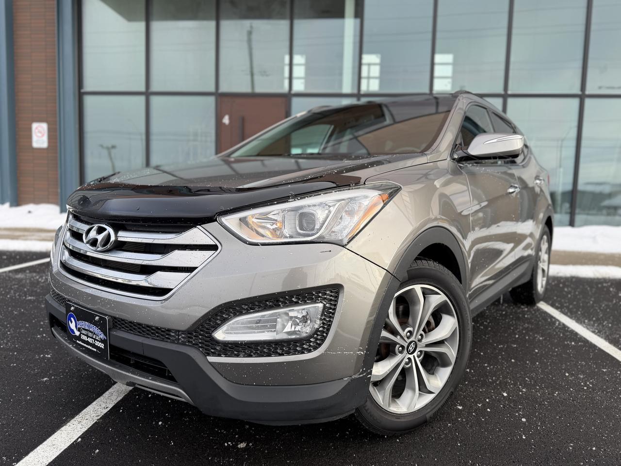 <p dir=ltr style=text-align: center;>Marlin Motors Limited</p><p dir=ltr style=text-align: center;>OMVIC & UCDA Registered</p><p dir=ltr style=text-align: center;>135 Cushman Rd, St Catharines ON</p><p style=text-align: center;><strong>&nbsp;</strong></p><p dir=ltr style=text-align: center;>2016 Hyundai Santa Fe Sport AWD</p><p style=text-align: center;><strong>&nbsp;</strong></p><p dir=ltr style=text-align: center;>Room for the whole family! Incredibly clean, low mileage, loaded with options & all wheel drive!</p><p style=text-align: center;><strong>&nbsp;</strong></p><p dir=ltr style=text-align: center;>*CLEAN CARFAX*</p><p style=text-align: center;><strong>&nbsp;</strong></p><p dir=ltr style=text-align: center;>-Leather Seats</p><p dir=ltr style=text-align: center;>-Push Button Start</p><p dir=ltr style=text-align: center;>-Heated Steering Wheel</p><p dir=ltr style=text-align: center;>-Heated & Cooled Seats</p><p dir=ltr style=text-align: center;>-Heated Rear Seats</p><p dir=ltr style=text-align: center;>-Navigation System</p><p dir=ltr style=text-align: center;>-Rear Park Assist</p><p dir=ltr style=text-align: center;>-Lane Departure/Cross Traffic Alert</p><p dir=ltr style=text-align: center;>-Apple CarPlay & Android Auto</p><p dir=ltr style=text-align: center;>-Panoramic Sunroof</p><p dir=ltr style=text-align: center;>-OEM All Weather Mats</p><p style=text-align: center;><strong><br><br></strong></p><p dir=ltr style=text-align: center;>Just serviced! Including brand new brakes all around, new tires, fresh oil change, & complete detail.</p><p style=text-align: center;><strong>&nbsp;</strong></p><p dir=ltr style=text-align: center;>$12,999 + HST/Licensing</p><p dir=ltr style=text-align: center;>Price Includes Safety & Carfax&nbsp;</p><p style=text-align: center;><strong>&nbsp;</strong></p><p dir=ltr style=text-align: center;>Financing & Warranties Available!&nbsp;</p><p dir=ltr style=text-align: center;>Fill out an application on our website below</p><p dir=ltr style=text-align: center;>Visit our website - <a href=http://marlinmotorsltd.com>marlinmotorsltd.com</a>&nbsp;</p><p style=text-align: center;><strong>&nbsp;</strong></p><p dir=ltr style=text-align: center;>*PLEASE NOTE WE OPERATE BY APPOINTMENT ONLY - CALL OR TEXT 289-407-3002 ANYTIME TO SCHEDULE AN APPOINTMENT*</p><p style=text-align: center;>&nbsp;</p>