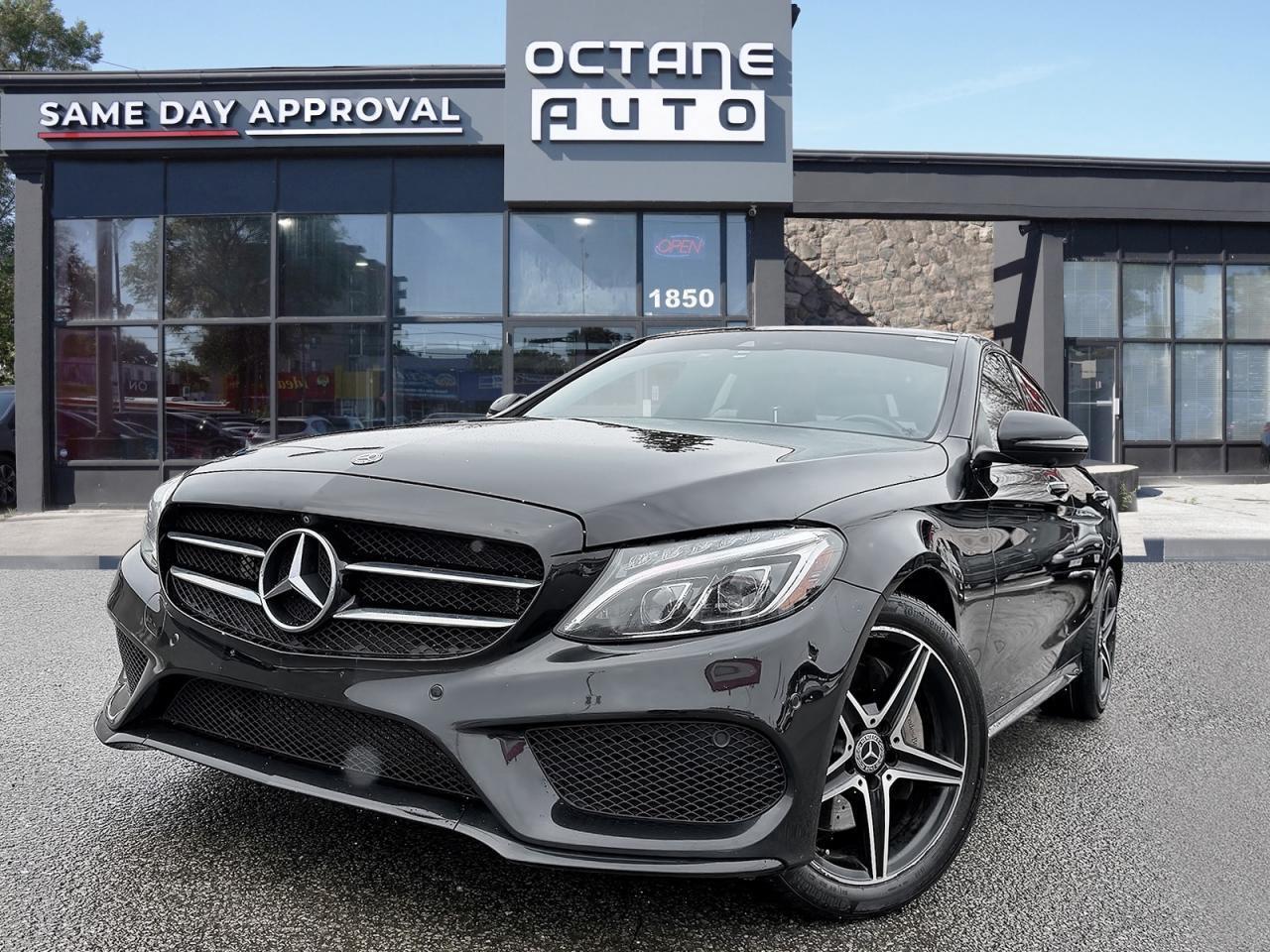 <p>Finance Price $21,495 | Cash Price 22,995<br><br>Navigation | Panoramic Sunroof | All Wheel Drive | Heated Steering Wheel | Leather Seats<br><br>Experience refined luxury and confident performance in this well equipped Mercedes Benz C Class C 300. Designed to deliver both comfort and driving enjoyment, this premium sedan offers advanced technology, upscale materials, and smooth all wheel drive performance.<br><br>The interior features leather seats, heated front seats, a heated steering wheel, and a power driver seat to ensure maximum comfort on every drive. A large panoramic sunroof adds an open and airy feel to the cabin, while dual zone automatic climate control keeps both driver and passengers comfortable in all seasons.<br><br>Technology and convenience features include built in navigation, push button start, Bluetooth connectivity, USB connectivity, steering wheel audio controls, and a rear view camera for easier parking and maneuvering. Blind spot monitoring adds an extra layer of safety and confidence on the road.<br><br>With refined driving dynamics and fuel economy of approximately 10.6 L/100 km city and 7.8 L/100 km highway, the C 300 offers an excellent balance of luxury, performance, and everyday practicality.<br><br>Available Now at Octane Used Cars<br>1850 Lawrence Ave E, Scarborough, ON M1R 2Y4<br>Call us today to book your test drive.<br><br>CERTIFICATION<br>All our vehicles go through a comprehensive safety inspection that exceeds industry standards. Certification includes a full inspection, oil change, and professional detailing before delivery. Vehicles are not drivable if not certified and not e-tested. A certification package is available for $699. Trade-ins welcome. All vehicles are subject to HST, licensing fees, and a $22 OMVIC fee.<br><br>FINANCING<br>Good credit, bad credit, or no credit we can help. Instant approvals available with flexible plans tailored to your needs. Financing deals are subject to an admin fee.<br><br>WARRANTY<br>This Mercedes Benz C Class C 300 qualifies for extended warranty options. Our team can help you choose the right coverage.<br><br>PRICE<br>At Octane Used Cars we offer fair, transparent, no haggle pricing. We monitor the market to keep our vehicles priced competitively, giving you the best value with a no pressure buying experience.</p>