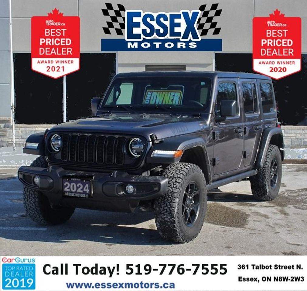 2024 Jeep Wrangler Willys*Low Ks*Lifted*4x4*CarPlay*Rear Cam Photo