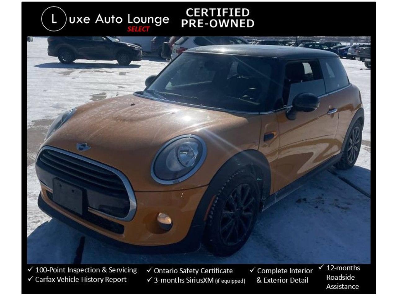 2016 MINI Cooper 2DR, AUTO, LEATHER, SUNROOF, NAV, BACK-UP CAMERA!