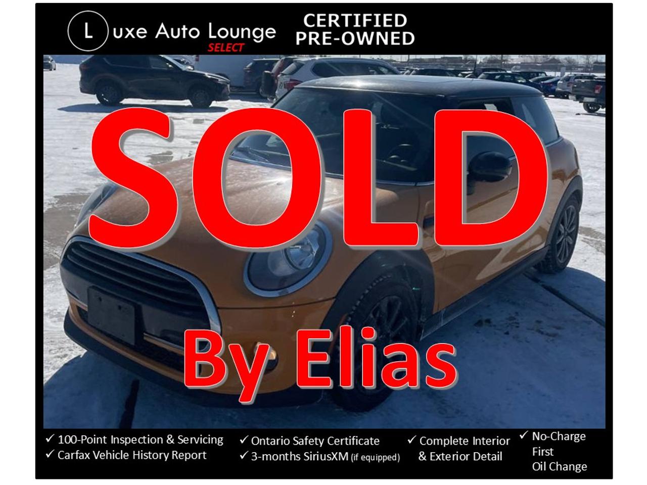 2016 MINI Cooper 2DR, AUTO, LEATHER, SUNROOF, NAV, BACK-UP CAMERA! Photo0