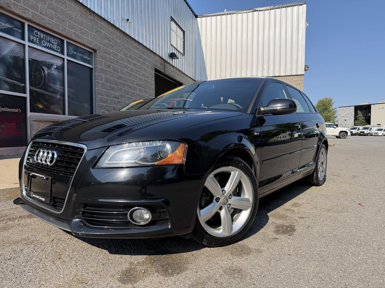 <p>WOW!! Where do you find a CLEAN, one-owner, dealer-serviced 2013 Audi A3 hatch?? At Luxe Auto Lounge of course!! Features include: all wheel drive, automatic transmission, leather, heated power seats, power sunroof, bluetooth hands-free, power group, remote keyless entry and more!</p><p><span style=color: #333333; font-family: Work Sans, sans-serif; font-size: 16px; white-space: pre-wrap; caret-color: #333333; background-color: #ffffff;>This vehicle comes Luxe certified select pre-owned, which includes: 100-point inspection & servicing, oil lube and filter change, Ontario safety certificate, Available Luxe Assurance Package, complete interior and exterior detailing, Carfax Verified vehicle history report, guaranteed one key (additional keys may be purchased at time of sale) and FREE 90-day SiriusXM satellite radio trial (on factory-equipped vehicles)! </span><span style=background-color: #ffffff; color: #333333; font-family: Work Sans, sans-serif; font-size: 16px; caret-color: #333333; white-space-collapse: preserve;>Remember, we built our business on quality, trust, service, and we deliver. PERIOD. <strong>**<em>Ask about our U-select Standard Plus Extended Powertrain Warranty Covearge!!**</em> </strong></span><span style=background-color: #ffffff; color: #333333; font-family: Work Sans, sans-serif; font-size: 16px; caret-color: #333333; white-space-collapse: preserve;><strong>Proudly </strong></span><strong><span style=background-color: #ffffff; color: #333333; font-family: Work Sans, sans-serif; font-size: 16px; caret-color: #333333; white-space-collapse: preserve;>Family Owned and Operated in the Orleans community for over 16 years!</span></strong></p><p><strong>Priced at ONLY $12995 plus HST and licensing!! Call and book your test drive appointment today!!</strong></p>