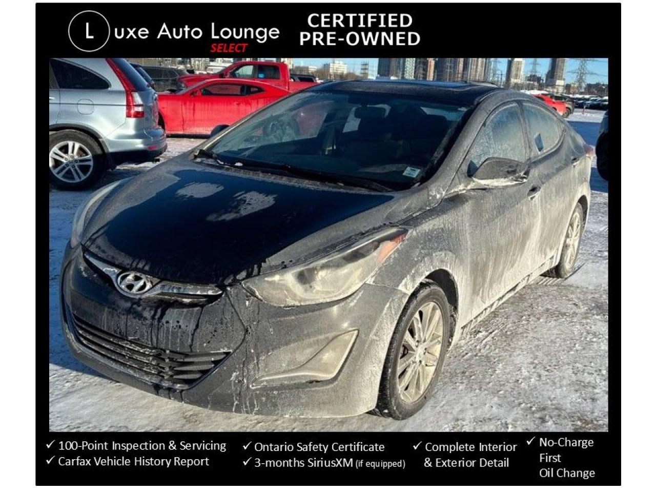 2015 Hyundai Elantra Sport Appearance pkg, AUTO, SUNROOF, HEATED SEATS! Photo