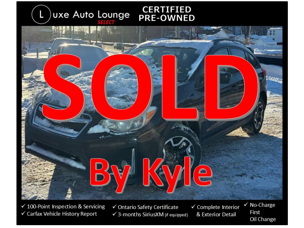 2017 Subaru Crosstrek Sport LOW KM, SUNROOF, AUTO, AWD, HEATED SEATS!!