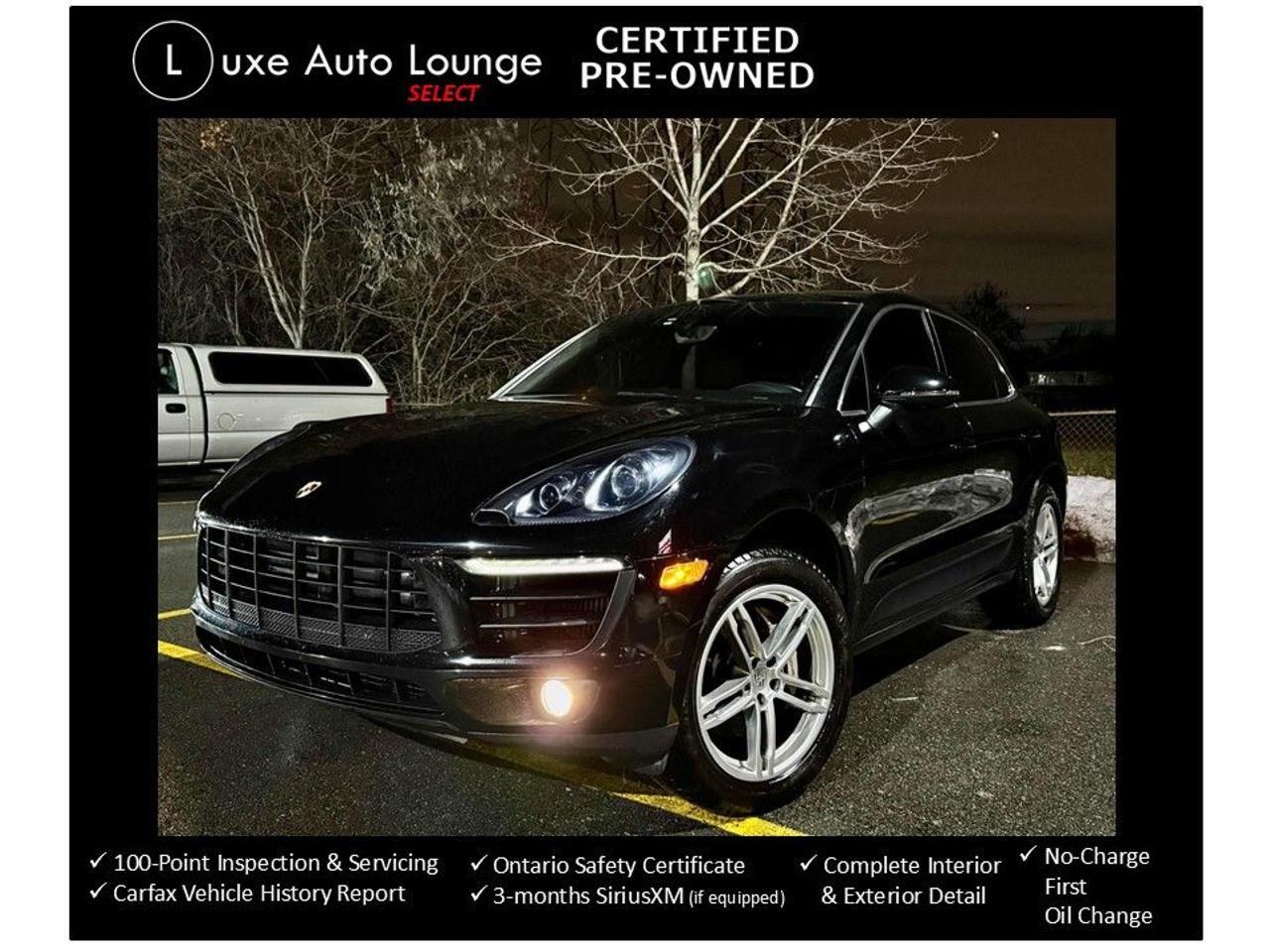 2015 Porsche Macan S - AWD, BOSE AUDIO, HEATED SEATS & STR WHEEL!