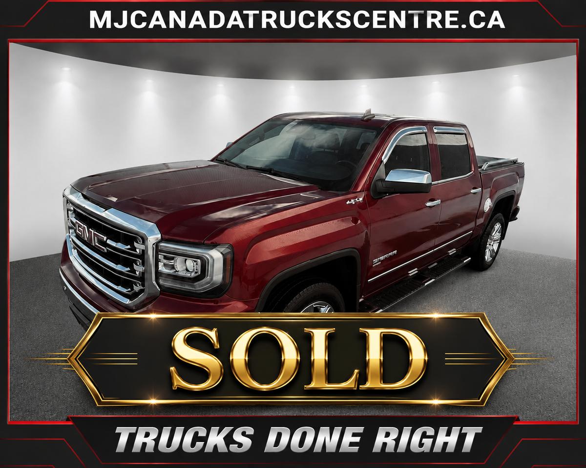 2018 GMC Sierra 1500 Crew Cab SLT E-ASSIST 4WD Premium Paint -Loaded