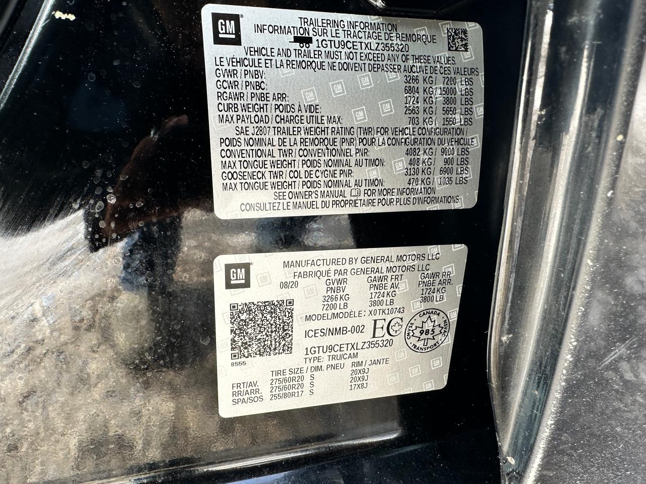 2020 GMC Sierra 1500 Elevation4X4 Crew Diesel HTD Cloth Sunroof CarPlay Photo