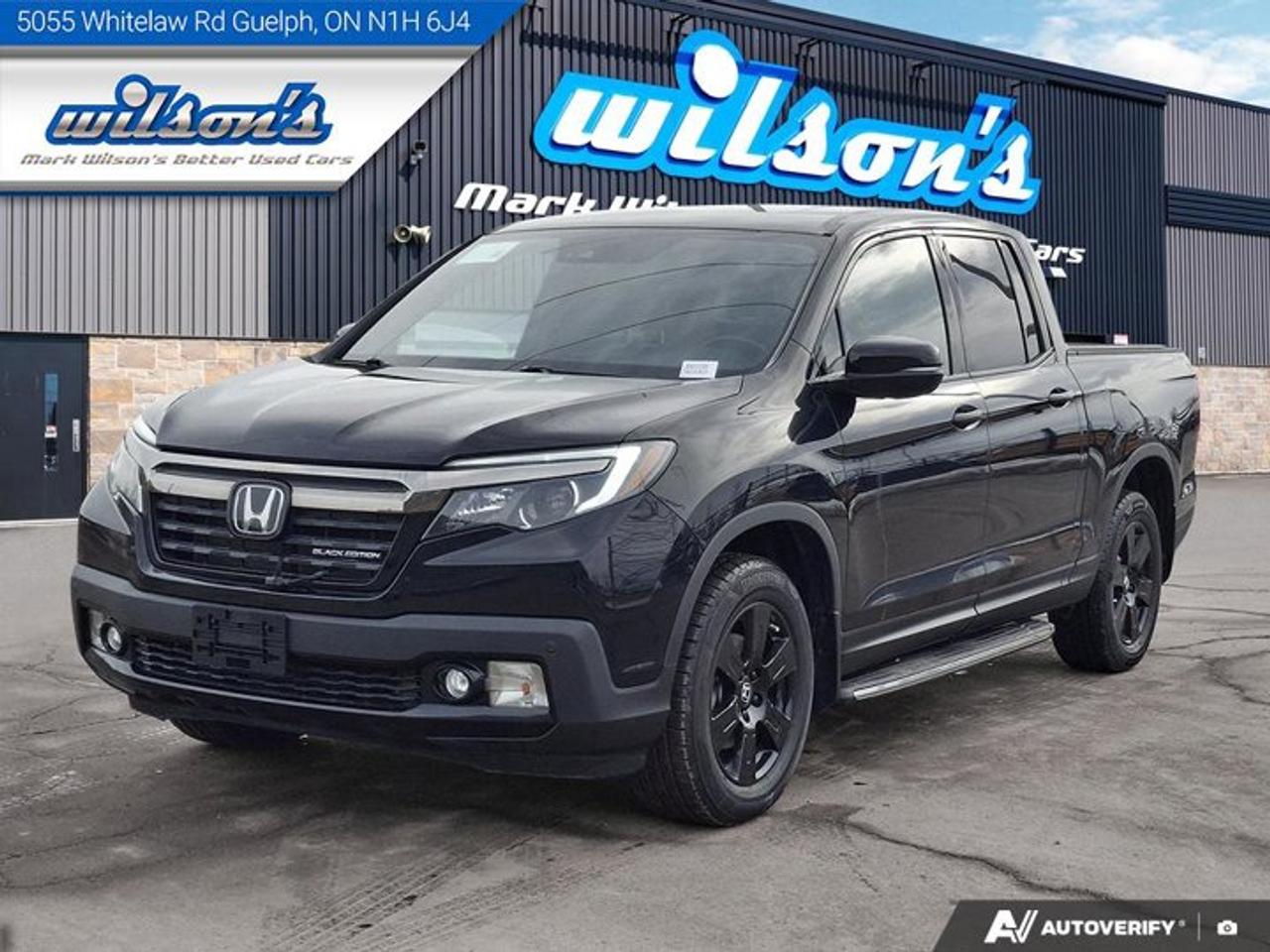 2020 Honda Ridgeline Black Edition 4WD | Sunroof | Leather | Nav | Heated/Cooled Seats | Apple Carplay | and More ! Photo0