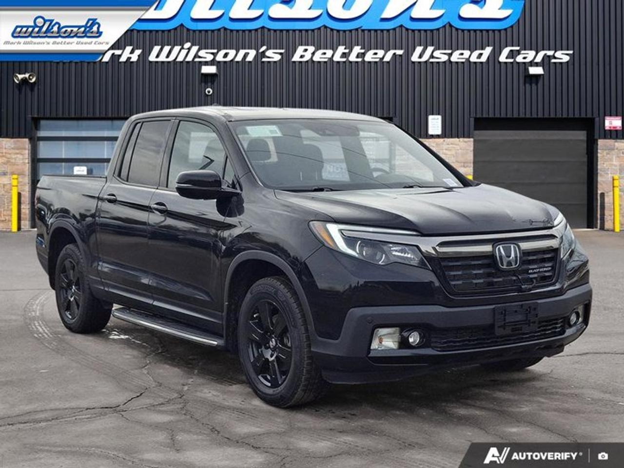 2020 Honda Ridgeline Black Edition 4WD | Sunroof | Leather | Nav | Heated/Cooled Seats | Apple Carplay | and More ! Photo