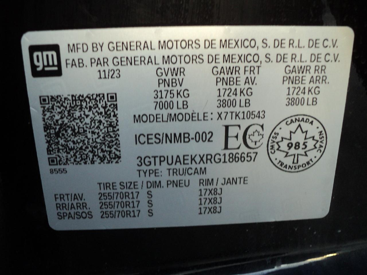 2024 GMC Sierra 1500 Pro CrewCab 4WD 2.7L4cylGas 5'10"Box BackUpCam Photo