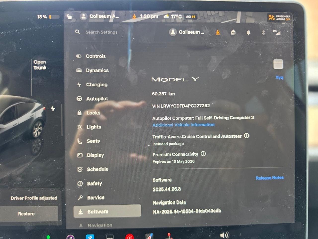 2023 Tesla Model Y LFP BATTERY CHARGE TO 100%-AUTOPILOT-TESLA WARRANTY Photo