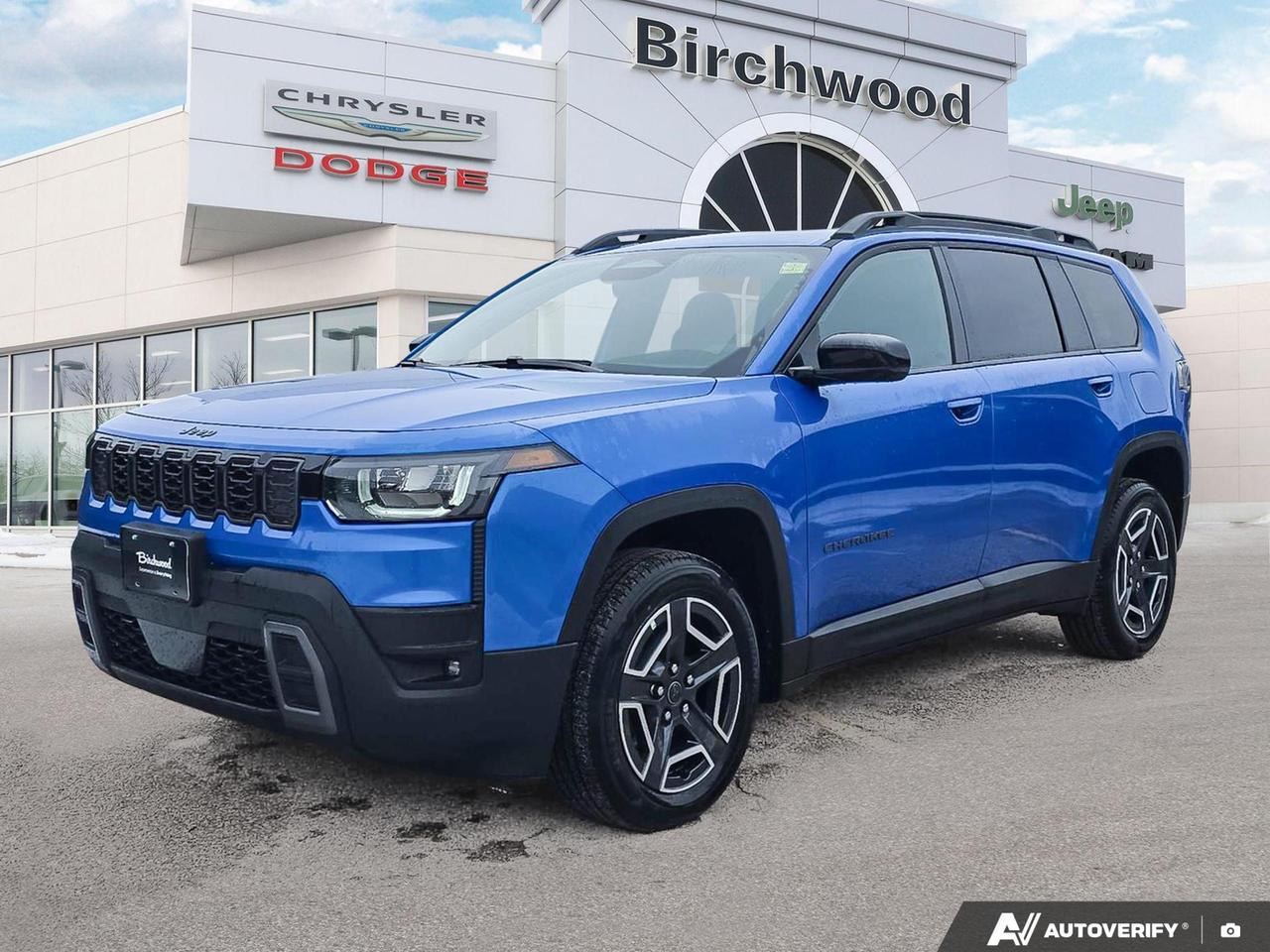 Electronic Stability Control
Hill Start Assist
Rough road cruise control
Trailer Sway Control
Advanced multistage front air bags
Supplemental drivers knee blocker air bag
Supplemental front seatmounted side air bags
Supplemental side curtain air bags
Supplemental rear seat side air bags
Tire pressure monitoring display
AllSpeed Traction Control
Electronic Roll Mitigation
4wheel antilock disc brakes
Jeep Active Drive I
SelecTerrain Traction Management System
Experience the future of SUVs with the 2026 Jeep Cherokee Laredo! This cutting-edge hybrid combines power, efficiency, and advanced technology for the modern adventurer.

Key Features:
- Hybrid powertrain with 1.6L 4-cylinder engine for optimal fuel economy
- 4WD capability with Selec-Terrain for all-weather performance
- 12.3 Uconnect 5 display for seamless connectivity
- Advanced safety suite including Adaptive Cruise Control and Active Driving Assist
- Luxurious interior with heated front seats and steering wheel
- 4G LTE Wi-Fi hotspot for on-the-go connectivity
- Smart Device Remote Engine Start for convenience
- Stylish 18 machined face aluminum wheels

Dont miss your chance to own this innovative SUV. Reserve your 2026 Jeep Cherokee Laredo today or contact Birchwood Chrysler Dodge Jeep Ram to schedule a test drive and experience the future of automotive technology firsthand.
Birchwood Chrysler Dodge is your choice for New Chrysler, Dodge, Jeep, RAM vehicles in Winnipeg. 
 
With us, Experience is Everything. Complete as much or as little of your purchase online as you like. All pricing you see is what you pay. No hidden fees. All new vehicle special offers and discounts are already calculated in the pricing. On our website you can choose payment options and terms knowing these are transparent and accurate.

Start your purchase online to build your exact pricing to your specifics like how much money down, vehicle trade and any accessories or added optional protection that suits your needs.

Any questions let us know by calling (204) 774-4444, wed love to send you a video to clarify any questions about a vehicle!

Visit us in store at 90-3965 Portage Ave in the Birchwood Autopark.

Dealer permit #5686
Dealer permit #5686