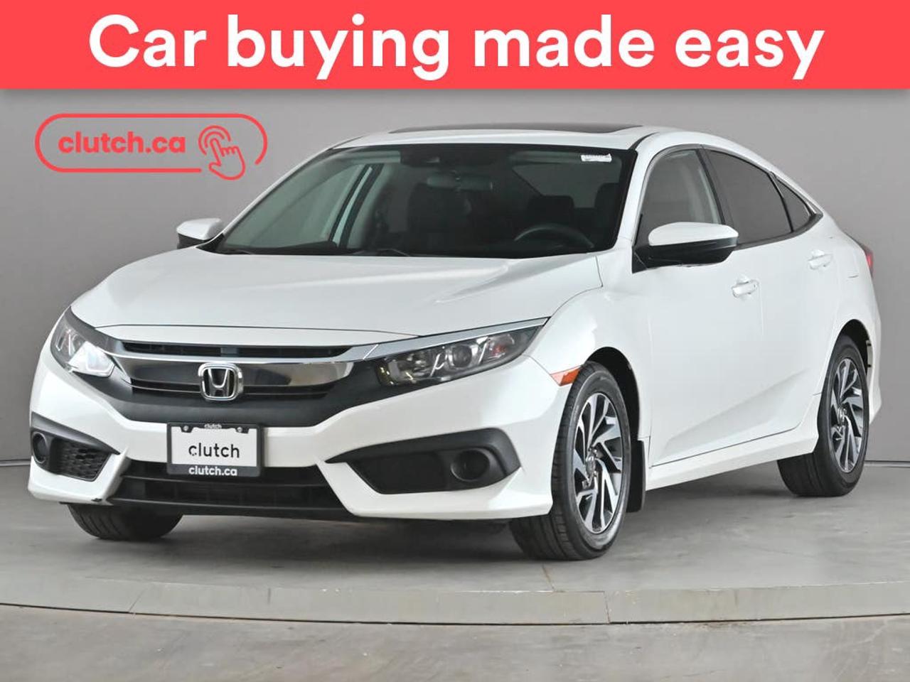 Front Heated Seats, Climate Control, Dual Zone Front Climate Control and more!<br> <br>Clutch is the largest online used car retailer in Canada, delivering a seamless, hassle-free car-buying experience to drivers everywhere. Shop thousands of used cars online, get the right one delivered to your door, and enjoy peace of mind with our 10-Day Money-Back Guarantee. How sweet is that? To learn more, visit clutch.ca.<br> <br>The top features for this car include:<br> <br>Brake Assist<br>Front Heated Seats<br>Climate Control<br>Dual Zone Front Climate Control<br>Bluetooth Music<br>Touchscreen Display<br>Cruise Control<br>Adaptive Cruise Control<br>12V Outlet<br>Hands Free Device Connectivity<br>Forward Collision Mitigation<br>Pedestrian Detection<br>Hill Assistance<br>Rear View Camera<br>Keyless Entry<br>Push Button Start<br>Passive Keyless Entry<br>Keyfob Remote Start<br>Lane Departure Warning<br>Active Lane Keep Assistance<br>Sunroof<br>Electric Parking Brake<br>Speed-Sensitive Volume<br>Folding Rear Seats<br>Apple CarPlay<br>Android Auto<br>USB Input<br>One-Touch Windows<br>Rear Window Defroster<br>AM/FM Stereo<br> <br>Seamless home delivery - Delivery to your door in a matter of days. Available on select packages.<br> <br>Try it out for 10 days - If you do not like it, we will take it back. <br> <br>Quality assured - All cars go through our rigorous 210-point inspection and reconditioning process.<br> <br>Peace of mind - Warranty and protection plans available.<br> <br>Haggle-free - No haggling or hard sells.<br> <br>100% Transparency - Full inspection reports on every car, including high-res photography and a free Carfax report.<br> <br>Listed price is for cash purchase only and does not include taxes, Shipping Fees (if applicable), Delivery Fees (if applicable), government licensing fees.<br> <br>Previous Provincial Registrations:<br>Ontario<br> <br>Stock # 87874