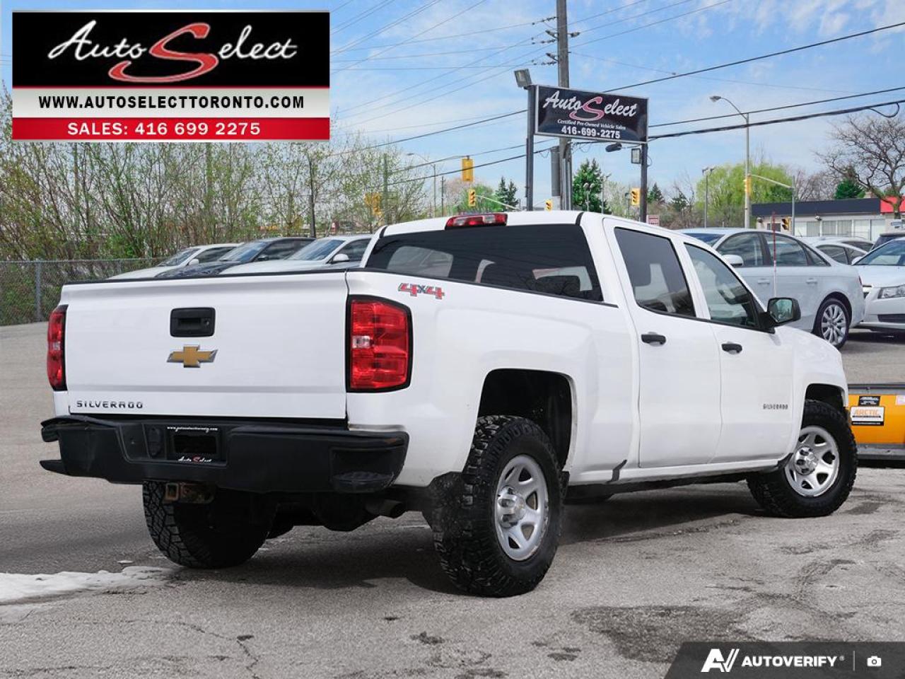 2017 Chevrolet Silverado 1500 WT 4x4 - Arctic Plow - 5.3L V8 - Clean Carfax Photo