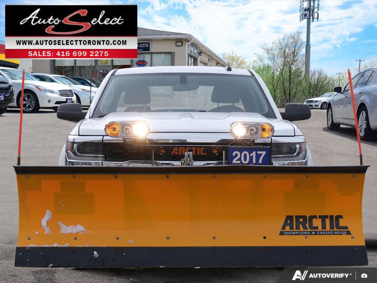 2017 Chevrolet Silverado 1500 WT 4x4 - Arctic Plow - 5.3L V8 - Clean Carfax Photo