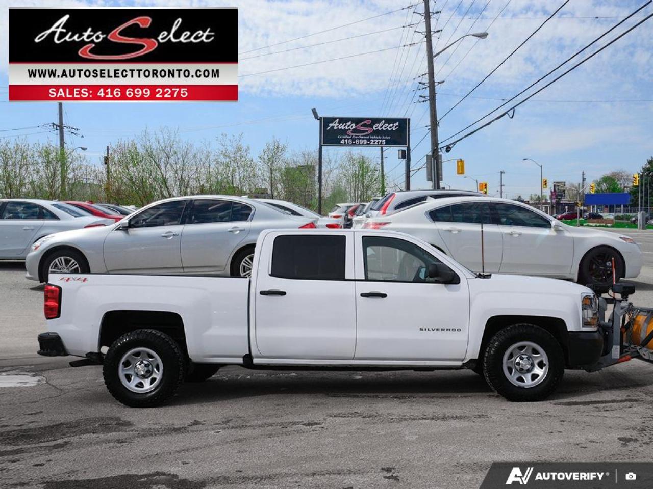 2017 Chevrolet Silverado 1500 WT 4x4 - Arctic Plow - 5.3L V8 - Clean Carfax Photo