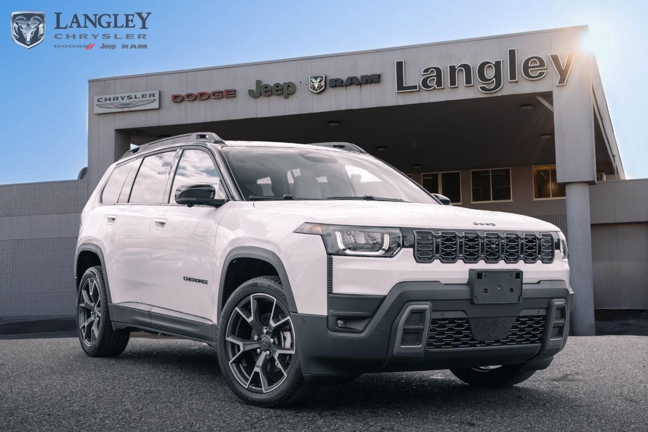 <p><strong>2026 Jeep Cherokee Overland 4x4</strong></p><p>The 2026 Jeep Cherokee Overland sits at the top of the newly redesigned Cherokee lineup, offering the highest level of luxury and sophistication for the sixth-generation SUV. As the premium "grand touring" trim, the Overland distinguishes itself with polished 20-inch wheels, a standard dual-pane panoramic sunroof, and a more refined, leather-appointed cabin. While it shares the efficient new turbo-hybrid powertrain with the rest of the lineup, the Overland adds high-end conveniences like a 360-degree camera system and a hands-free power liftgate with foot-gesture control.</p><p></p><ul><li><p><strong>Engine</strong>: 1.6L Turbo I-4 Hybrid (210 hp, 230 lb-ft torque)</p><p></p></li><li><p><strong>Drivetrain</strong>: Jeep Active Drive I 4x4 with Selec-Terrain Management</p><p></p></li><li><p><strong>Efficiency</strong>: 6.1 L/100 km City / 6.7 L/100 km Highway (6.3 L/100 km Combined)</p><p></p></li><li><p><strong>Total Range</strong>: Up to 825 km on a single tank of gas</p></li><li><p><strong>Max Towing</strong>: Up to 1,588 kg (3,500 lbs)  Unsurpassed in its hybrid class</p><p></p></li><li><p><strong>Technology</strong>: 12.3-inch Uconnect 5 NAV touchscreen, 10.25-inch digital cluster, and Alpine Premium Audio</p><p></p></li><li><p><strong>Safety</strong>: Active Driving Assist (semi-autonomous), 360-degree Surround View Camera, and Parallel/Perpendicular Park Assist</p><p></p></li><li><p><strong>Key Features</strong>: 20-inch polished aluminum wheels, Nappa leather-faced heated and ventilated front seats, dual-pane panoramic sunroof, and hands-free power liftgate</p></li></ul><p>Come book a test drive at Langley Chrysler, conveniently located in Langley, British Columbia.</p>*All new vehicle purchases are plus the PDI accessory installs and any price increases provided by the manufacturer. For trucks the accessories will include wheel locks, spray-in liners, and mud flaps. For all other vehicles, wheel locks are standard, other equipment may apply. Confirm with the dealer.

<p>*All prices are net of all manufacturer incentives and/or rebates and are subject to change by the manufacturer without notice. All prices plus applicable taxes, applicable environmental recovery charges, documentation of $599 and full tank of fuel surcharge of $76 if a full tank is chosen.<br />Other items available that are not included in the above price:<br />Tire & Rim Protection and Key fob insurance starting from $599<br />Service contracts (extended warranties) for up to 7 years and 200,000 kms starting from $599<br />Custom vehicle accessory packages, mudflaps and deflectors, tire and rim packages, lift kits, exhaust kits and tonneau covers, canopies and much more that can be added to your payment at time of purchase<br />Undercoating, rust modules, and full protection packages starting from $199<br />Flexible life, disability and critical illness insurances to protect portions of or the entire length of vehicle loan?im?im<br />Financing Fee of $500 when applicable<br />Prices shown are determined using the largest available rebates and incentives and may not qualify for special APR finance offers. See dealer for details. This is a limited time offer.</p>
