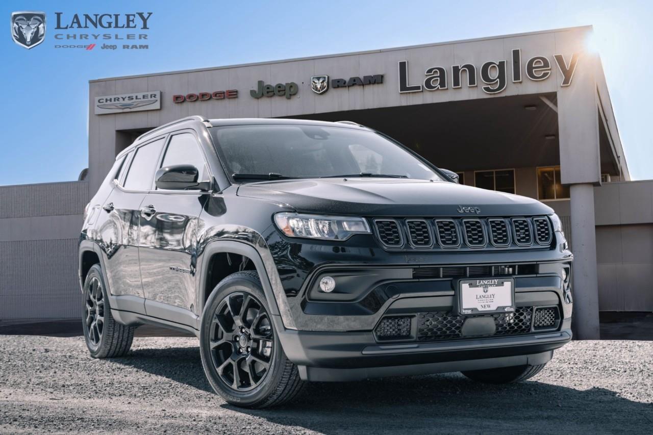 <p><strong>2026 Jeep Compass North 4x4</strong></p><p>The 2026 Jeep Compass North 4x4 is a Canada-exclusive trim that combines turbocharged efficiency with enhanced cold-weather comfort and advanced safety features.</p><ul><li><p><strong>Engine</strong>: 2.0L I-4 DOHC DI Turbo with Stop/Start (200 hp, 221 lb-ft torque)</p><p></p></li><li><p><strong>Drivetrain</strong>: Jeep Active Drive 4x4 with Selec-Terrain Management</p><p></p></li><li><p><strong>Efficiency</strong>: 10.0 L/100 km City / 7.5 L/100 km Highway</p><p></p></li><li><p><strong>Max Towing</strong>: Up to 907 kg (2,000 lbs)</p><p></p></li><li><p><strong>Technology</strong>: Uconnect 5 with 8.4-inch touchscreen and wireless smartphone integration</p><p></p></li><li><p><strong>Key Features</strong>: Heated front seats, heated steering wheel, remote start, and proximity entry</p><p></p></li></ul><p>Come book a test drive at Langley Chrysler, conveniently located in Langley, British Columbia.</p>*All new vehicle purchases are plus the PDI accessory installs and any price increases provided by the manufacturer. For trucks the accessories will include wheel locks, spray-in liners, and mud flaps. For all other vehicles, wheel locks are standard, other equipment may apply. Confirm with the dealer.

<p>*All prices are net of all manufacturer incentives and/or rebates and are subject to change by the manufacturer without notice. All prices plus applicable taxes, applicable environmental recovery charges, documentation of $599 and full tank of fuel surcharge of $76 if a full tank is chosen.<br />Other items available that are not included in the above price:<br />Tire & Rim Protection and Key fob insurance starting from $599<br />Service contracts (extended warranties) for up to 7 years and 200,000 kms starting from $599<br />Custom vehicle accessory packages, mudflaps and deflectors, tire and rim packages, lift kits, exhaust kits and tonneau covers, canopies and much more that can be added to your payment at time of purchase<br />Undercoating, rust modules, and full protection packages starting from $199<br />Flexible life, disability and critical illness insurances to protect portions of or the entire length of vehicle loan?im?im<br />Financing Fee of $500 when applicable<br />Prices shown are determined using the largest available rebates and incentives and may not qualify for special APR finance offers. See dealer for details. This is a limited time offer.</p>