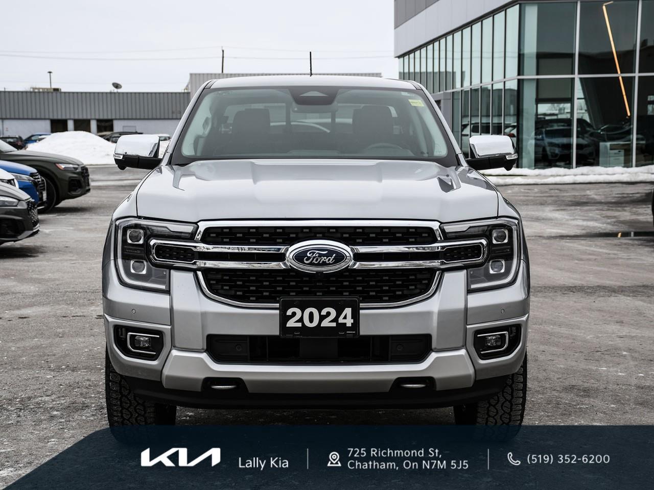 2024 Ford Ranger Lariat New Arrival | Clean CarFax | Chrome Pkg | Leather Photo