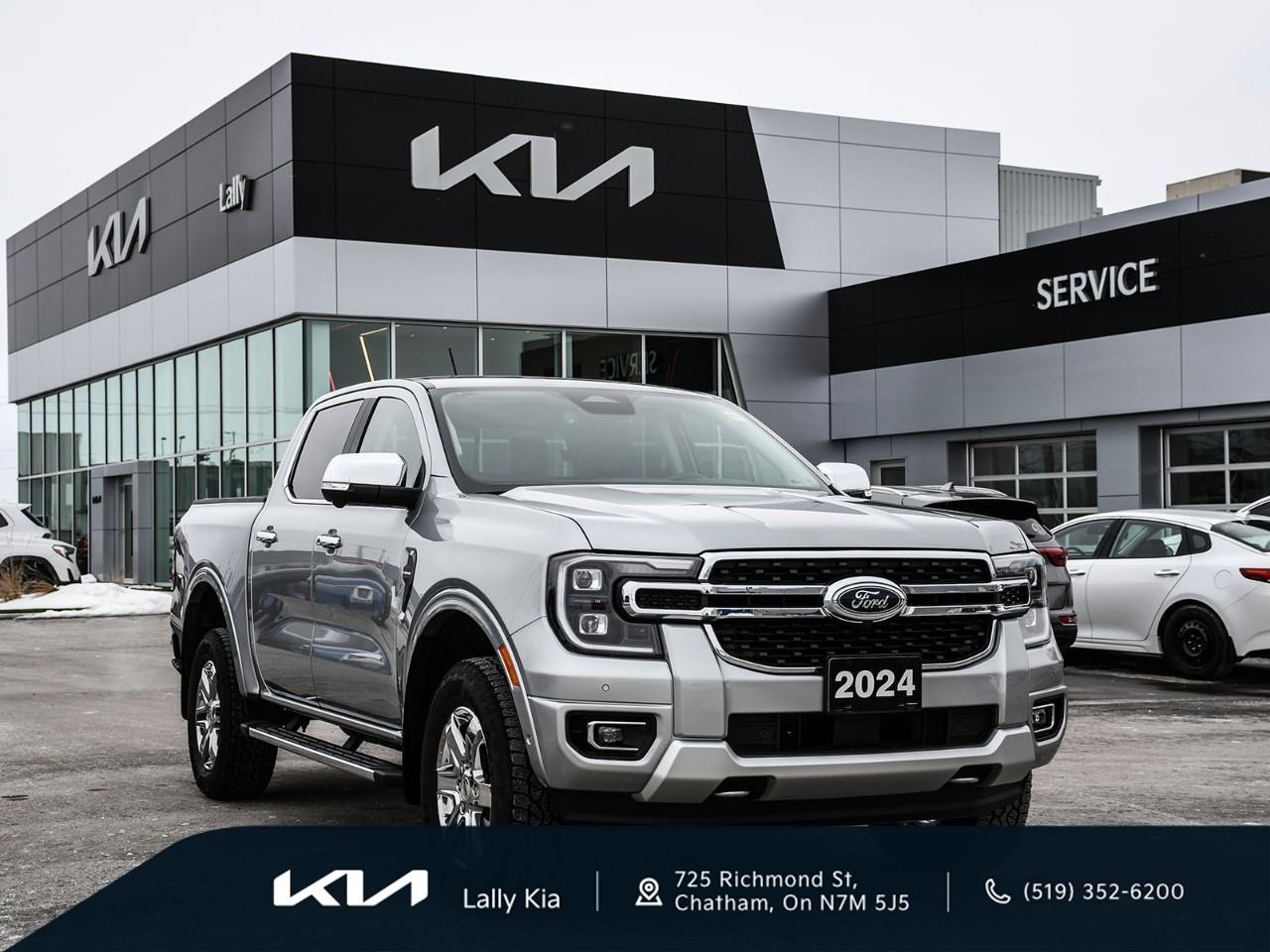 2024 Ford Ranger Lariat New Arrival | Clean CarFax | Chrome Pkg | Leather Photo