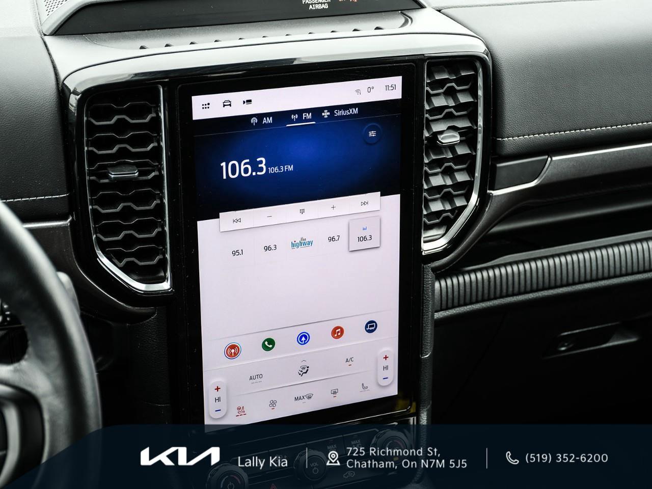 2024 Ford Ranger Lariat New Arrival | Clean CarFax | Chrome Pkg | Leather Photo