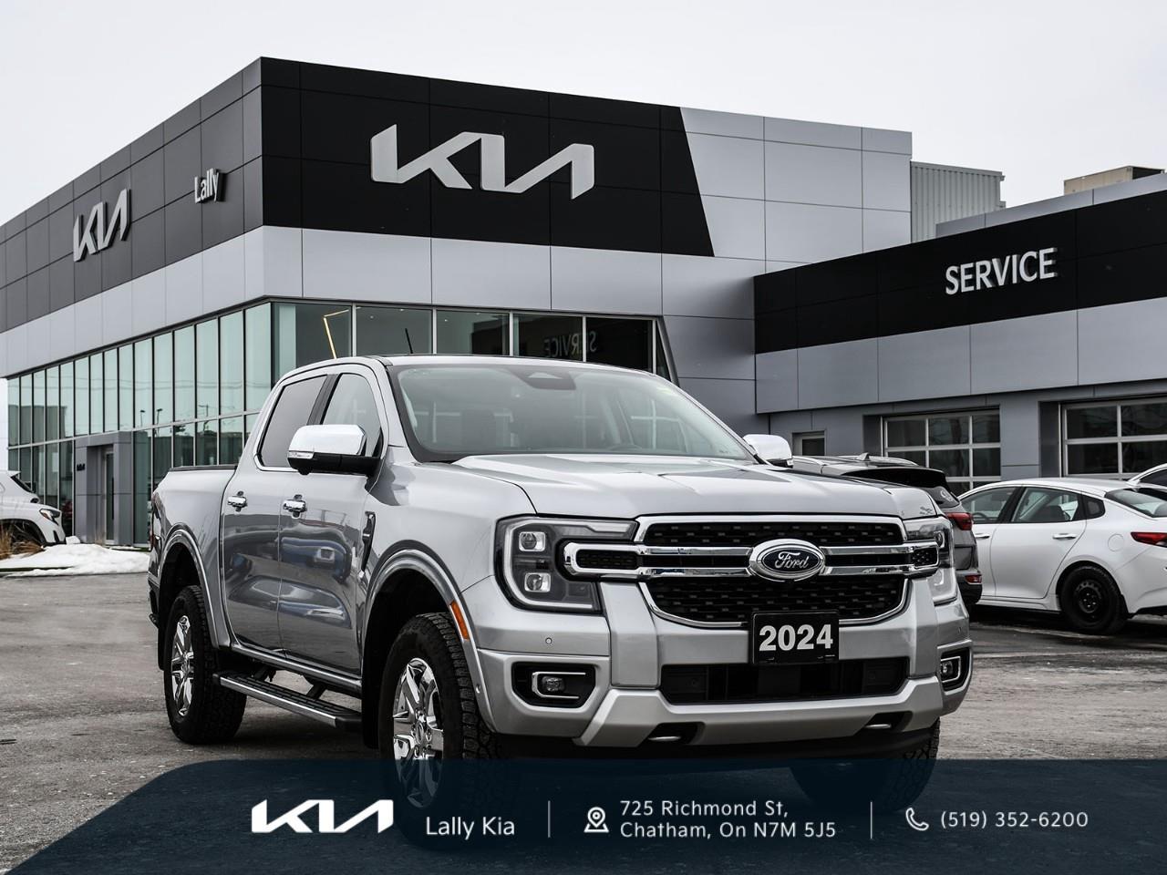 2024 Ford Ranger Lariat New Arrival | Clean CarFax | Chrome Pkg | Leather Photo