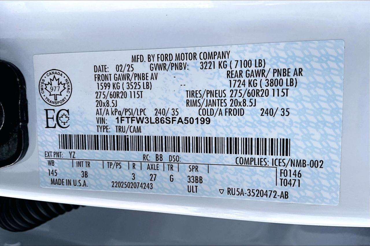 2025 Ford F-150 XLT Black Appearance Pkg Plus | 303A Group | 4X4 Photo