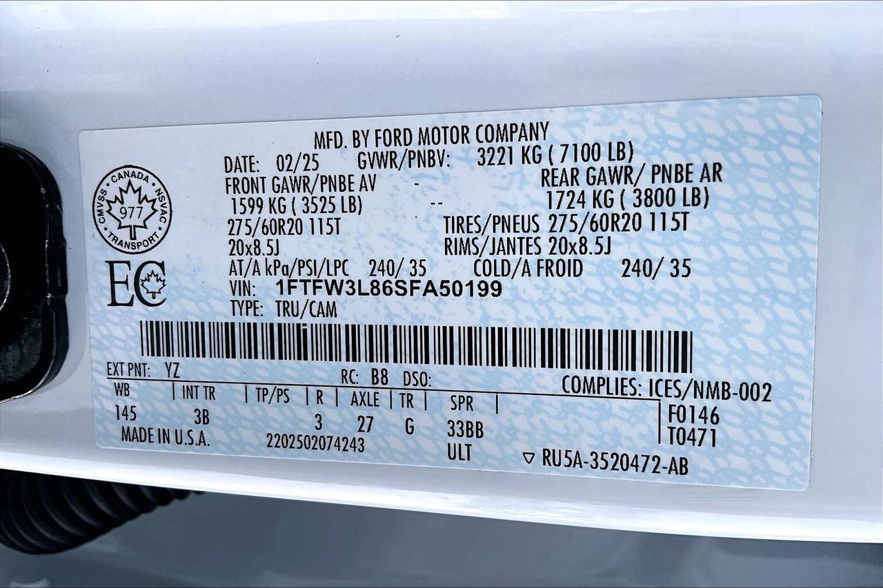 2025 Ford F-150 XLT Black Appearance Pkg Plus | 303A Group | 4X4 Photo