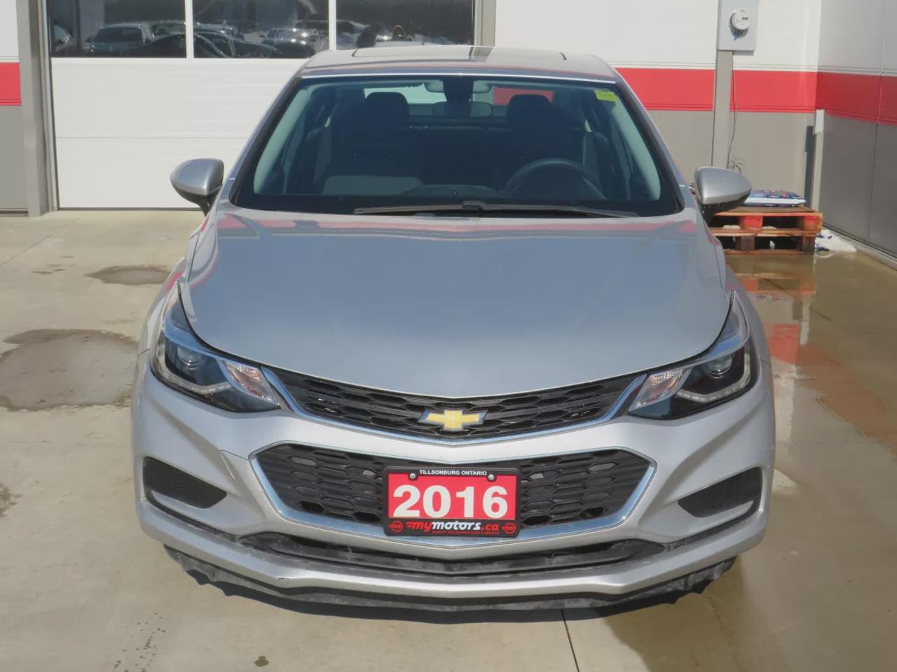 2016 Chevrolet Cruze LT  | Safety Certified | Clean Title | No Accidents | Alloy Rims | Remote Start | Power Seats | Digital Touchscreen | Reverse Camera | Heated Seats | Sunroof | Bose Sound System | Push Button Start | Cruise Control | Bluetooth Photo