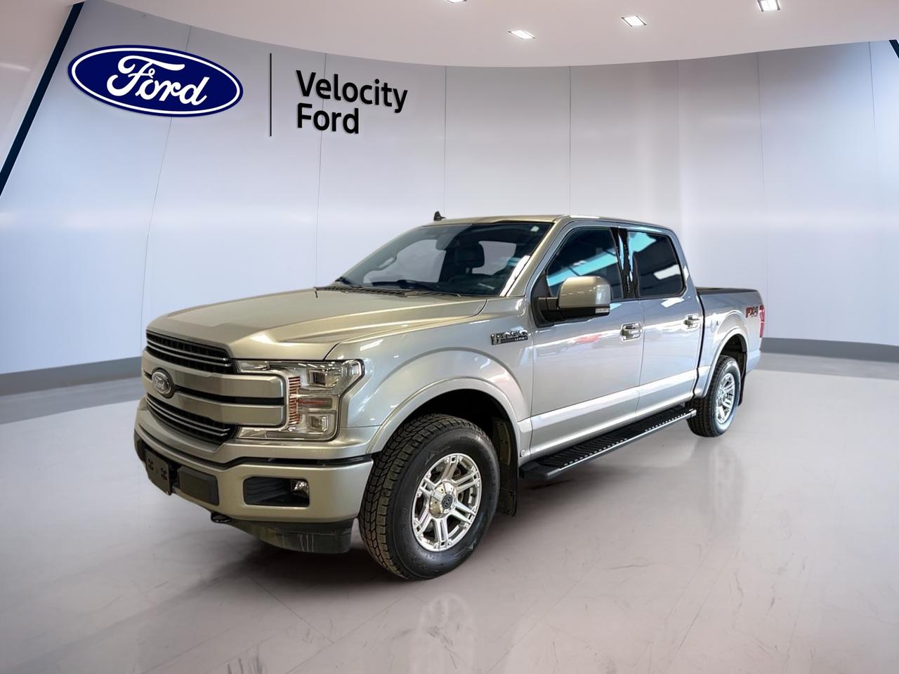 Meet the 2020 Ford F-150 LARIAT SuperCrew, a full-size truck built to handle real work while keeping daily driving easy. This used truck is sold by Velocity Ford in Moose Jaw, finished in silver with a black interior, and shows 94,868 km. With 4 doors, automatic transmission, and a 3.5 L gas engine, its ready for Saskatchewan roads in every season.

This 2020 Ford F-150 LARIAT SuperCrew also brings serious capability for towing and hauling. You get confident traction from Four-Wheel Drive (4WD), plus smart features that help on long highway runs and busy parking lots. Its a strong choice for drivers who want one truck for commuting, family duty, and weekend jobs.

TRUCK FEATURES  
»» Towing capacity rated up to 4,580 kg  
»» Four-Wheel Drive for year-round traction  
»» Rear tow hook for recovery support  
»» Backup camera helps line up trailers  

ADVANCED SAFETY FEATURES  
»» Anti-Lock Braking System for controlled stops  
»» Stability Control helps maintain steady handling  
»» Blind Spot Monitor for safer lane changes  
»» Lane Departure Warning adds highway confidence  

PERFORMANCE AND EFFICIENCY  
»» 3.5 L gas engine delivers strong pull  
»» Automatic transmission for smooth shifting  
»» Dual shift mode for driver control  
»» Power steering for easy low-speed turns  

COMFORT AND CONVENIENCE  
»» Dual-zone automatic climate control comfort  
»» Heated front seats for cold mornings  
»» Remote starter for quick warm-ups  
»» Power windows and automatic door locks  

TECHNONOLGY AND CONNECTIVITY  
»» Bluetooth integration for hands-free calling  
»» WiFi hotspot helps keep devices connected  
»» Satellite radio for more listening choice  
»» Steering wheel audio controls for convenience  

CARGO SPACE  
»» Rear trunk access for in-cab storage  
»» Spare tire included for road readiness  
»» SuperCrew cabin supports passenger and gear  
»» Tinted windows help reduce cabin heat  

WHAT OTHER OWNERS LIKE  
»» Strong towing and confident highway manners  
»» Comfortable ride for daily driving  
»» Helpful driver-assist features for commuting  
»» Easy connectivity with Bluetooth and WiFi  

This 2020 Ford F-150 LARIAT SuperCrew is a great fit if you want a well-equipped truck that feels composed in town and capable when the job gets bigger. Visit Velocity Ford in Moose Jaw to see how the 4WD system, towing strength, and comfort features come together in one practical package.

This 2020 Ford F-150 LARIAT SuperCrews VIN is: 1ftew1e46lkf29158.