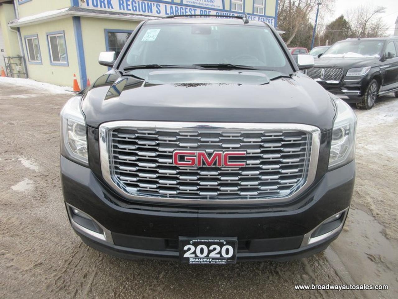 2020 GMC Yukon LOADED DENALI-PACKAGE 7 PASSENGER 6.2L - V8.. 4X4.. CAPTAINS.. 3RD ROW.. NAVIGATION.. SUNROOF.. LEATHER.. HEATED SEATS & WHEEL.. POWER PEDALS.. Photo